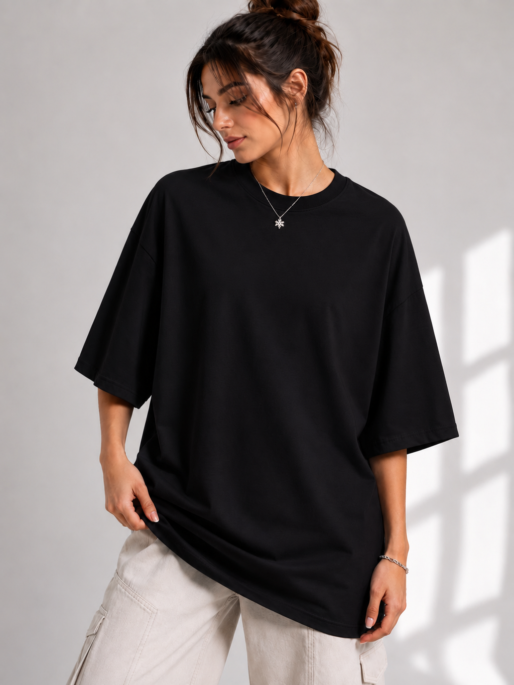 Basic Oversize T-shirt printed (Girls)