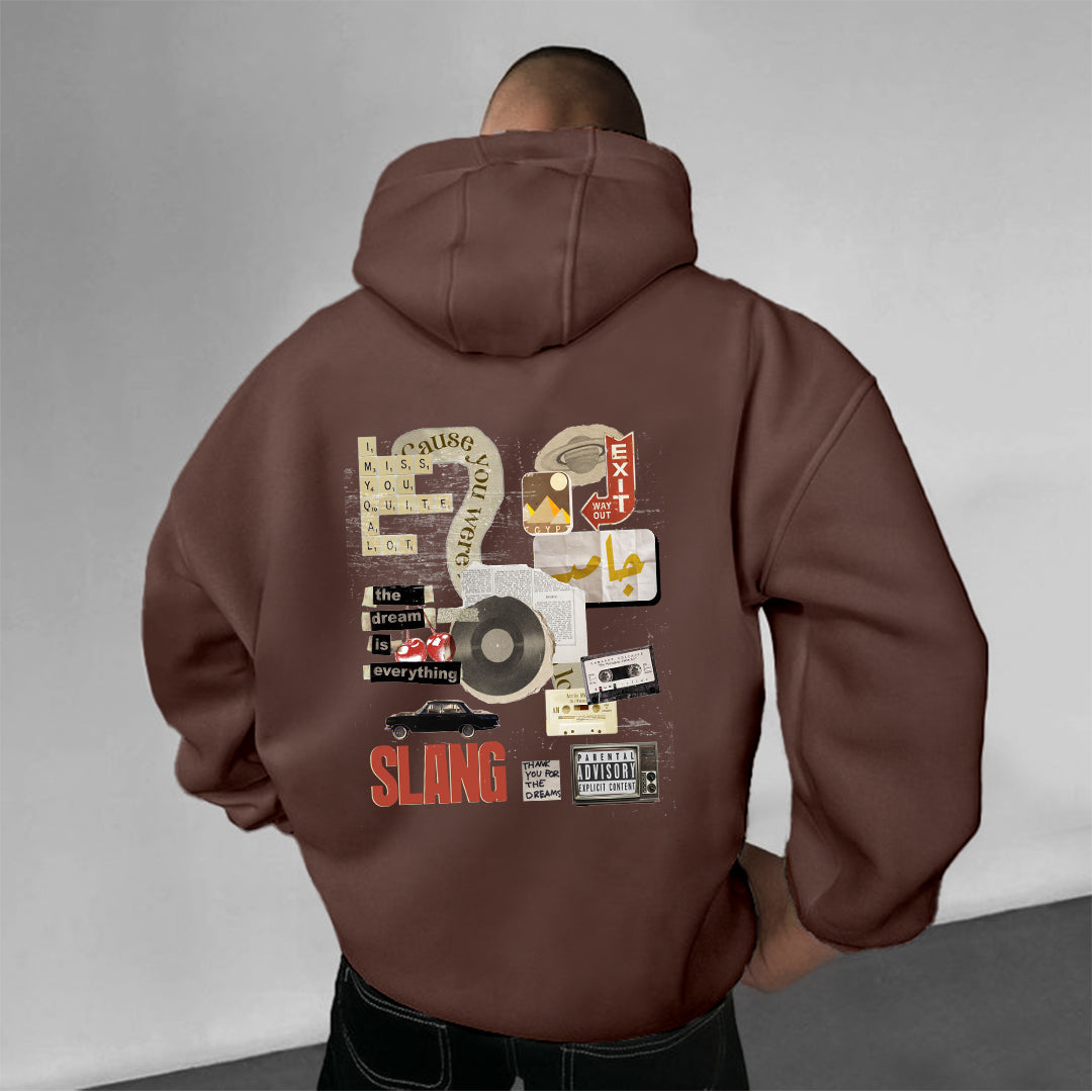 Street Style Printed oversized Hoodie