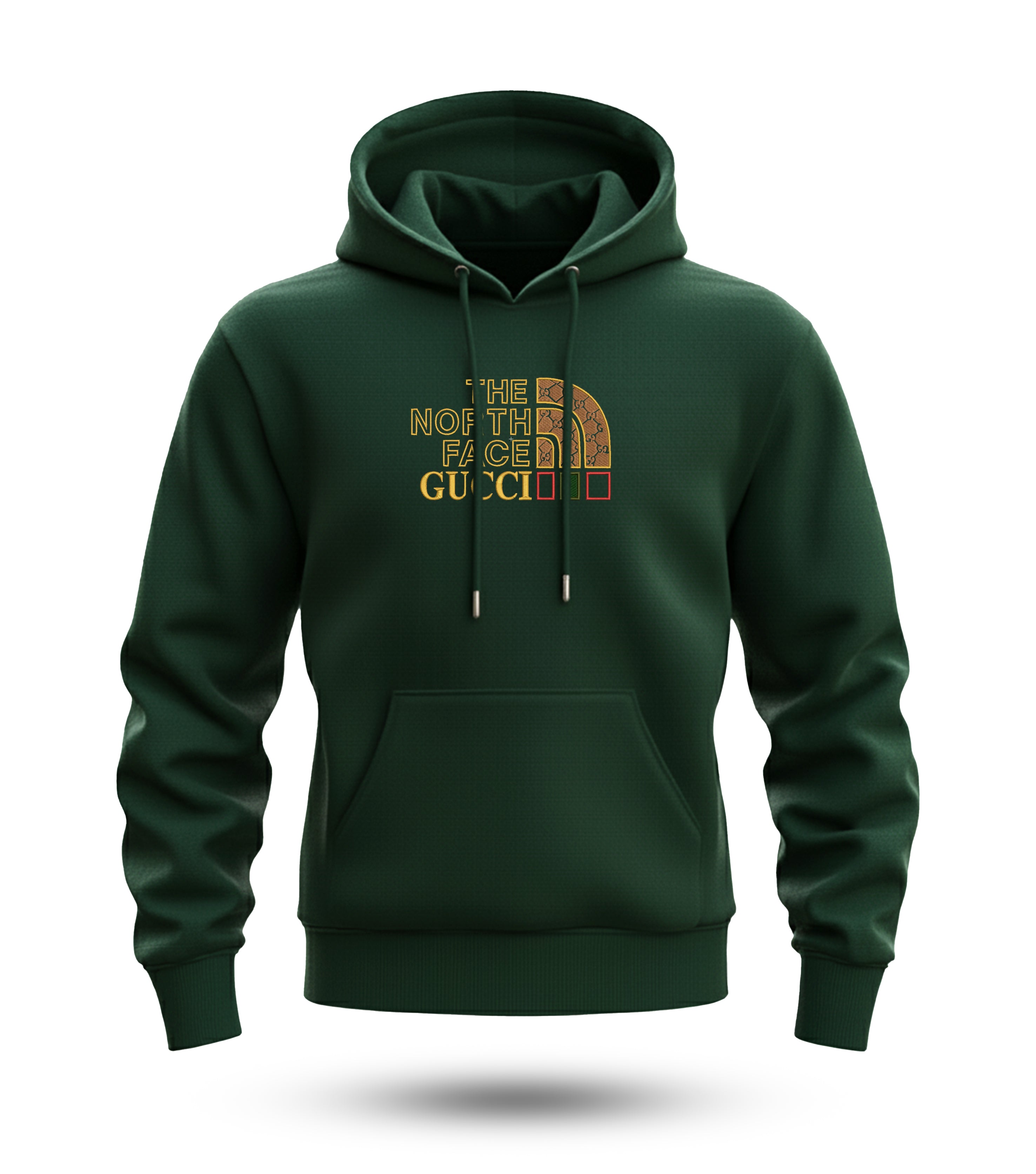 The North Face & Gucci Regular Embroidered Hoodie