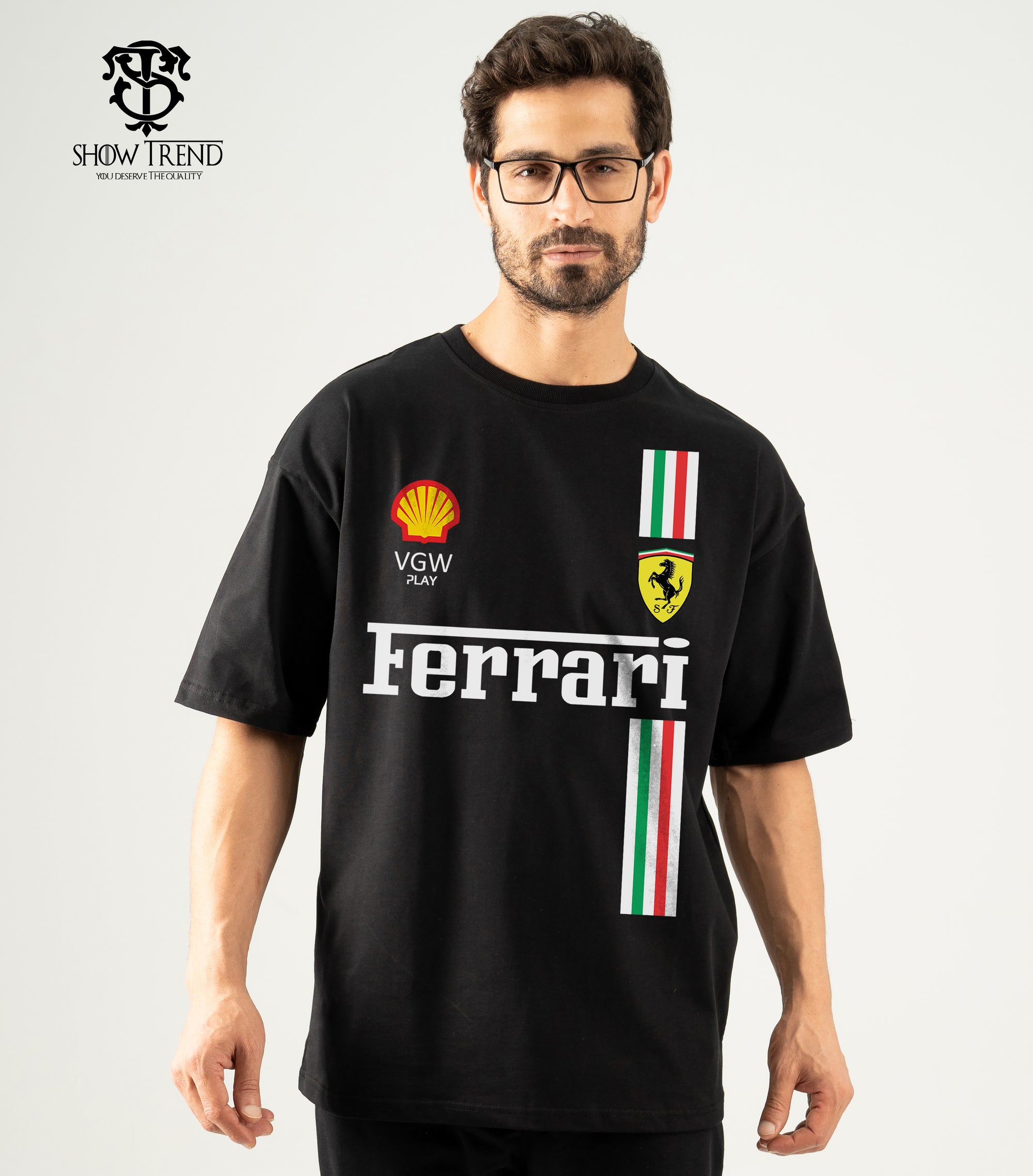 Ferrari Over size bolivar printed