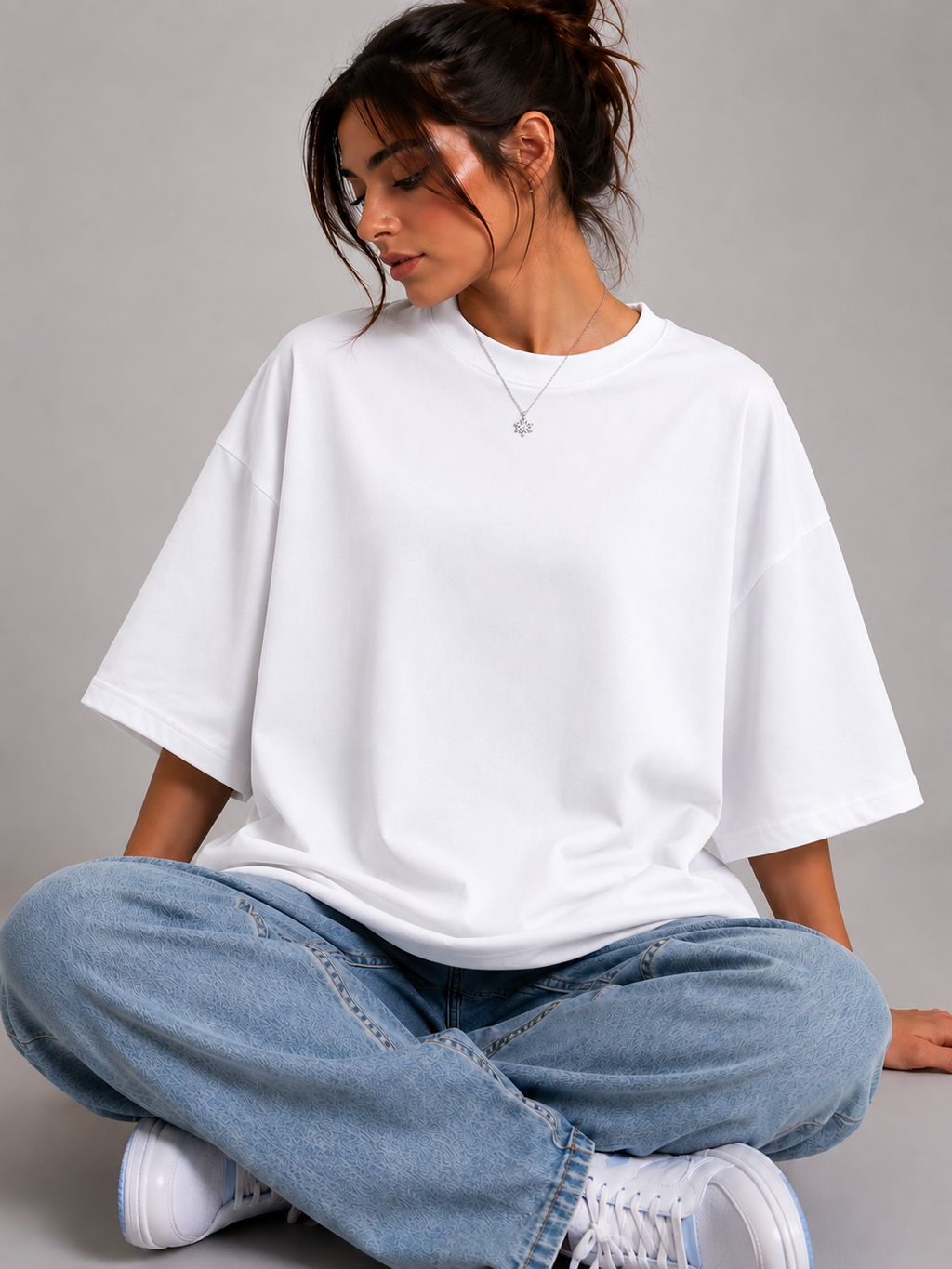Basic Oversize T-shirt printed (Girls)