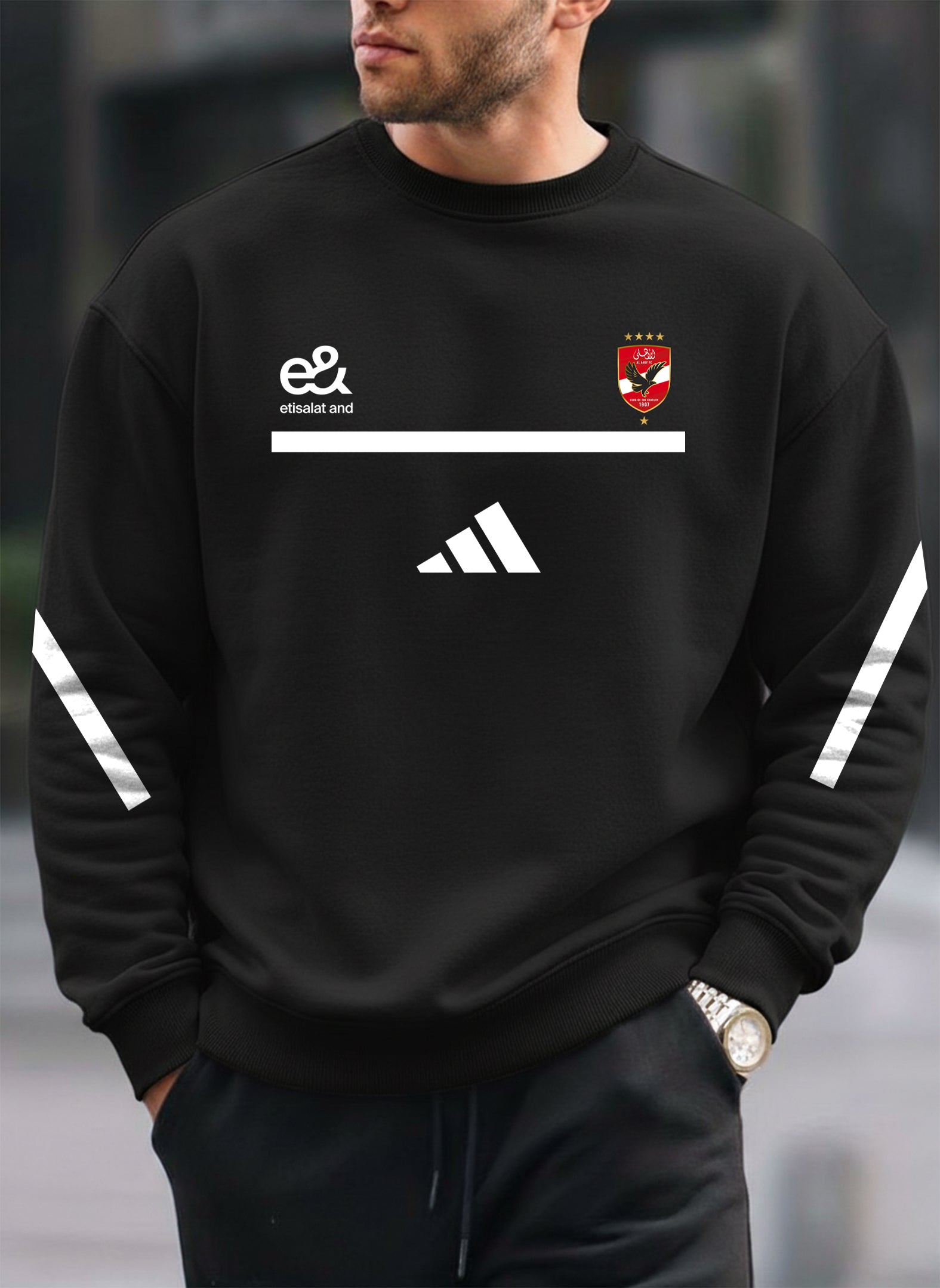 Al Ahly New round-neck oversized sweatshirt