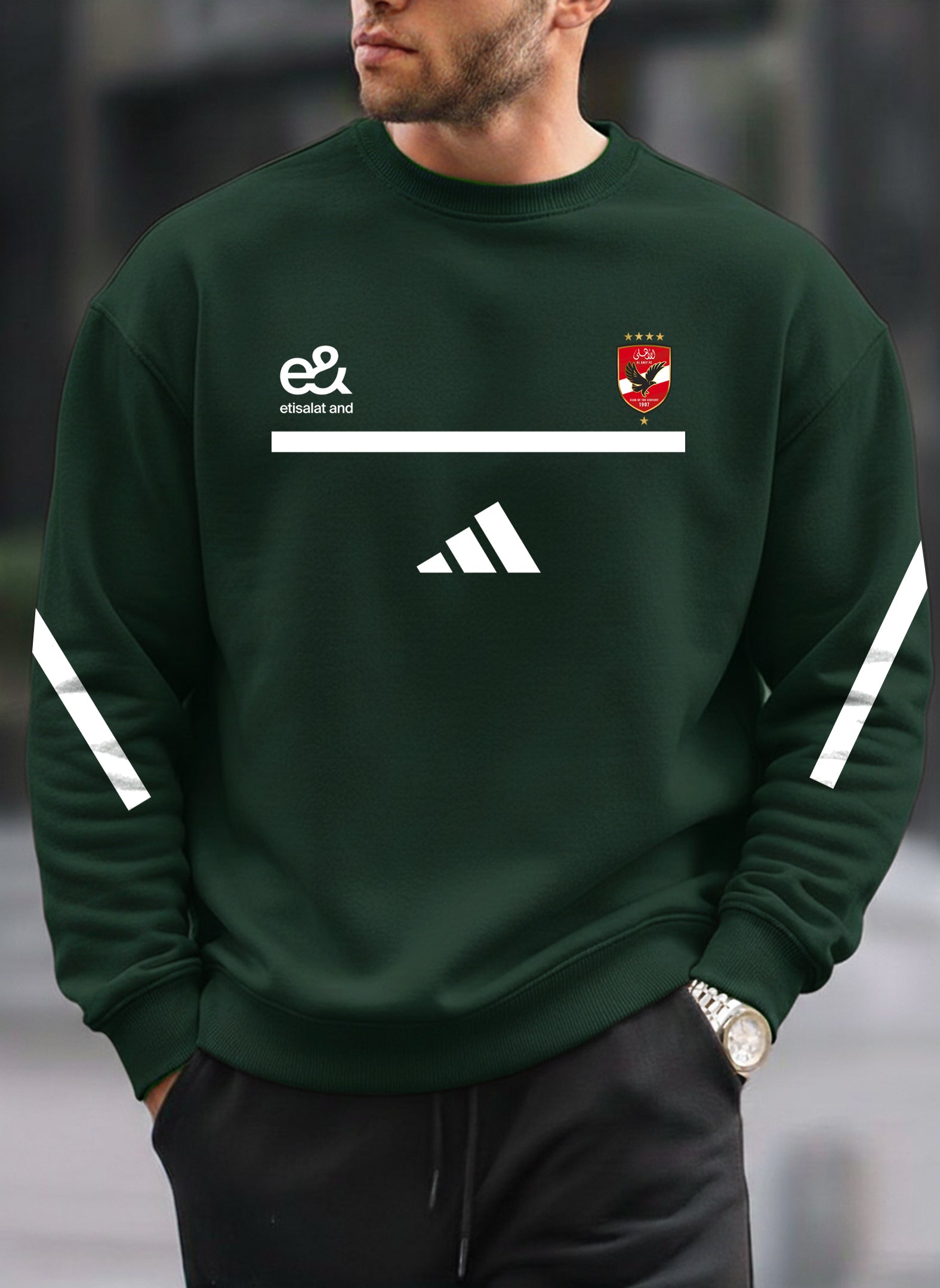 Al Ahly New round-neck oversized sweatshirt