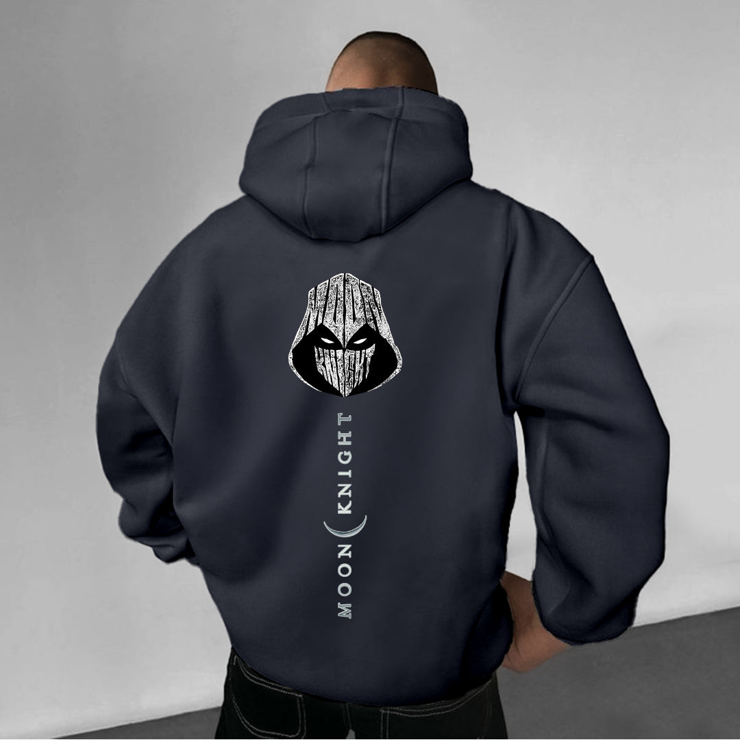 Knight Printed oversized Hoodie