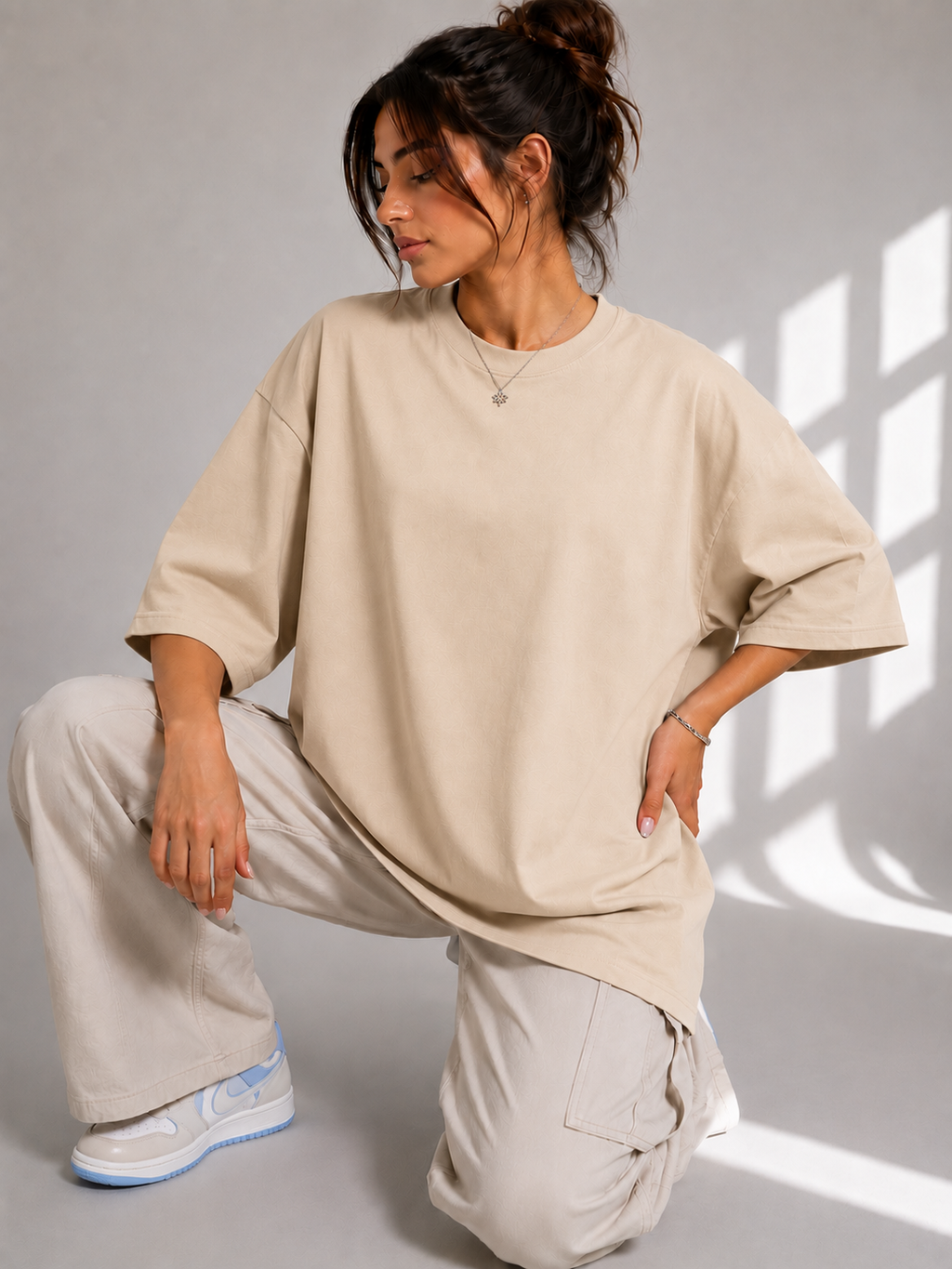 Basic Oversize T-shirt printed (Girls)