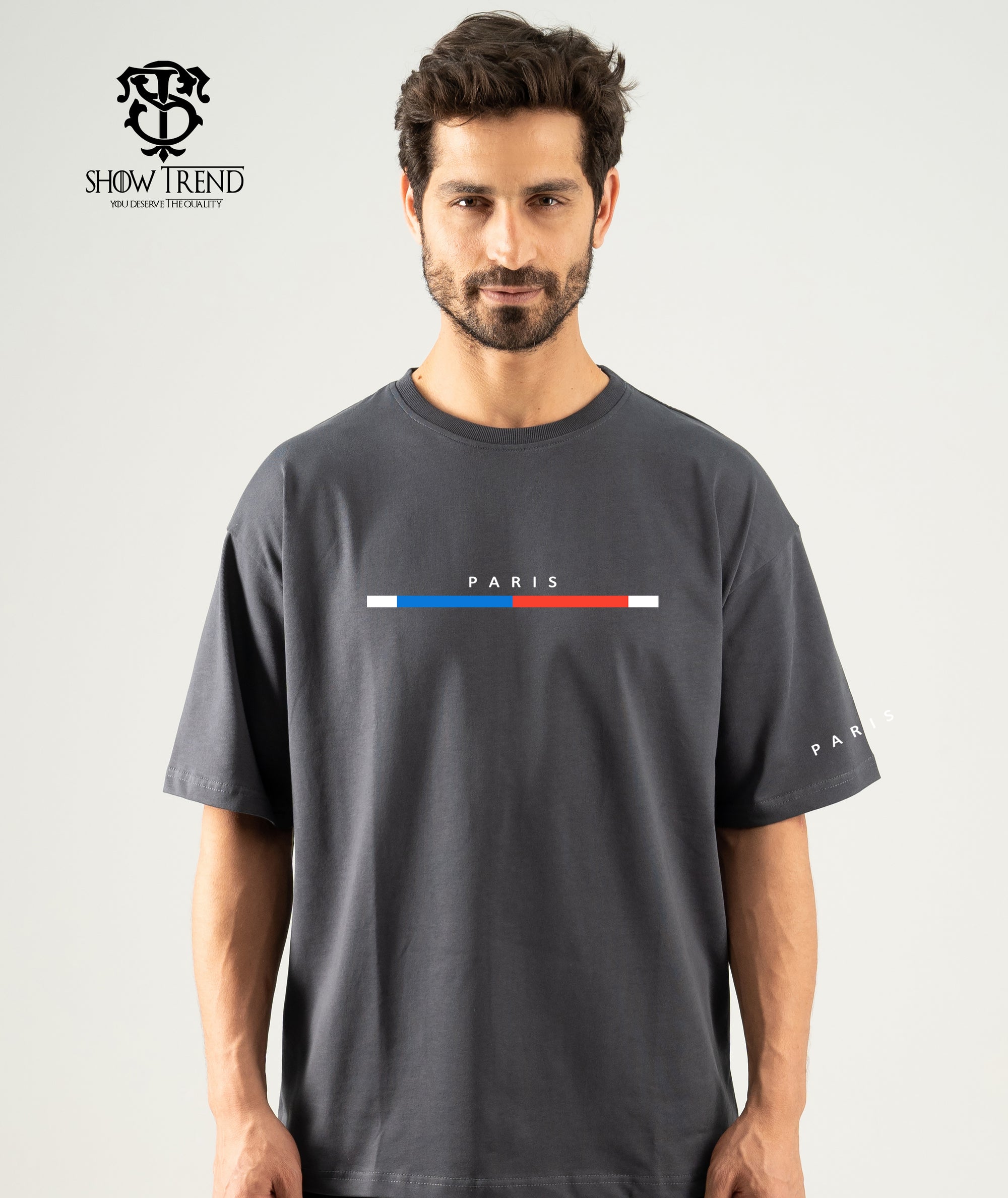 Paris Over size bolivar printed