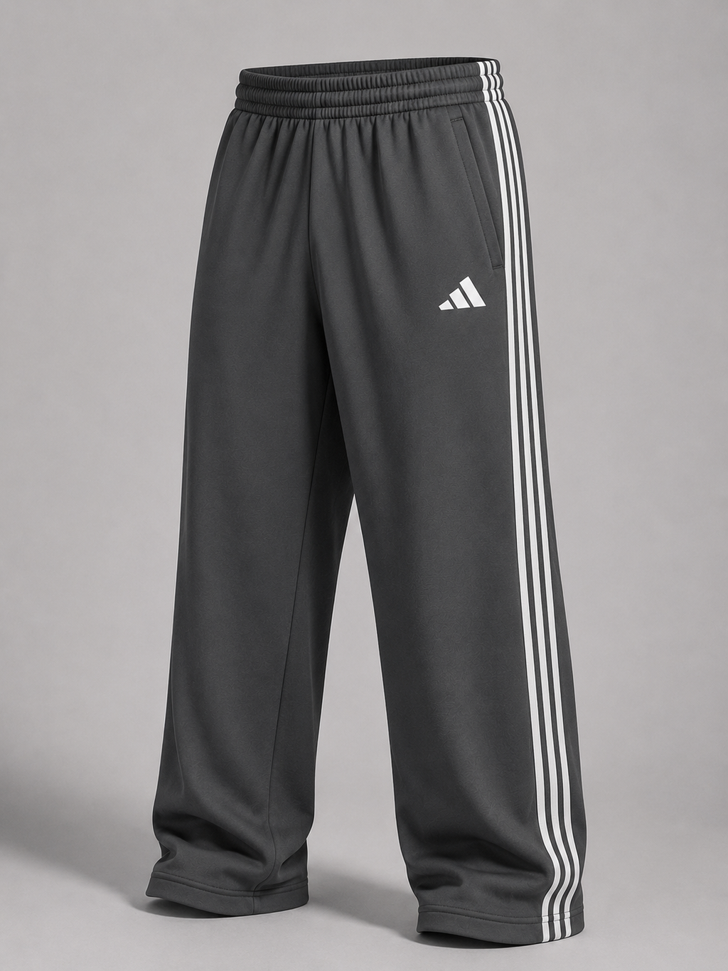Wide leg Melton pants