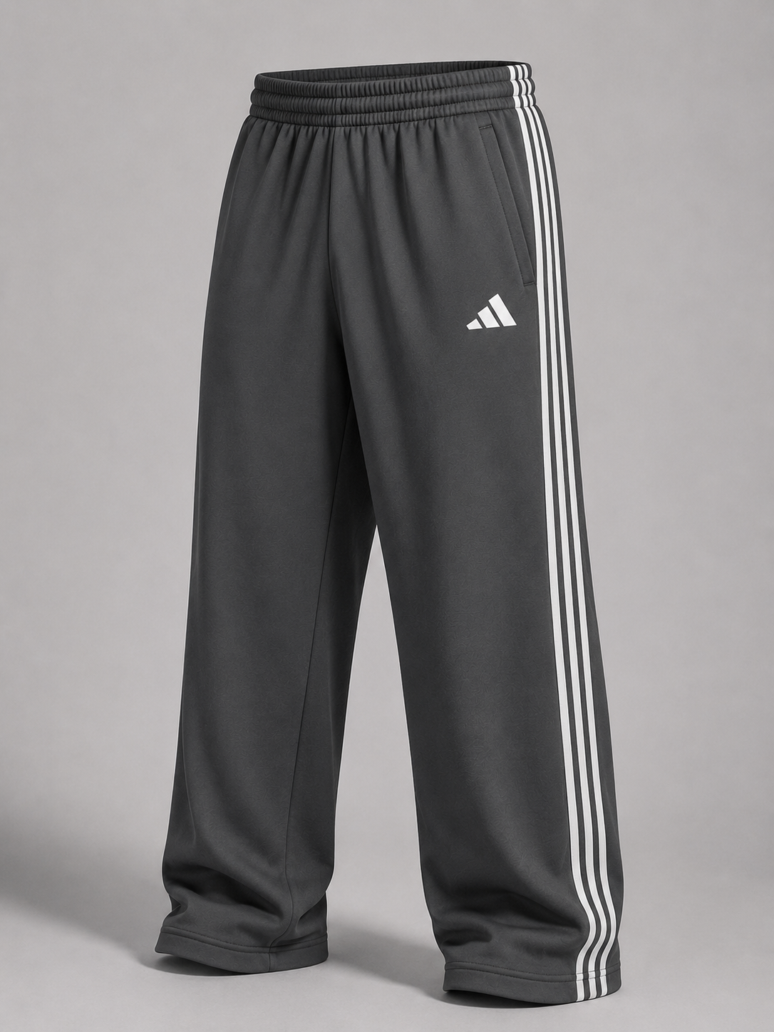 Wide leg Melton pants