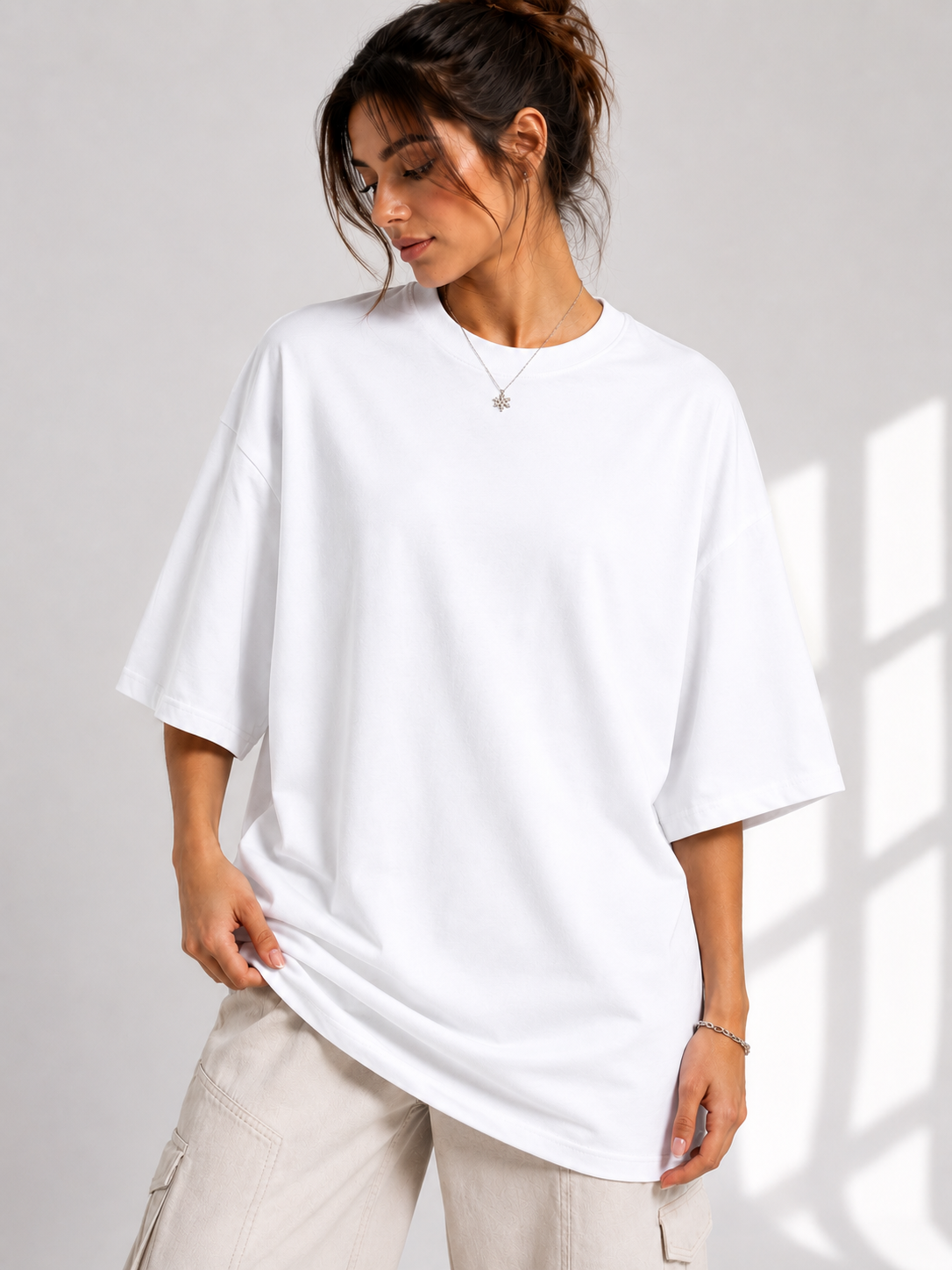 Basic Oversize T-shirt printed (Girls)