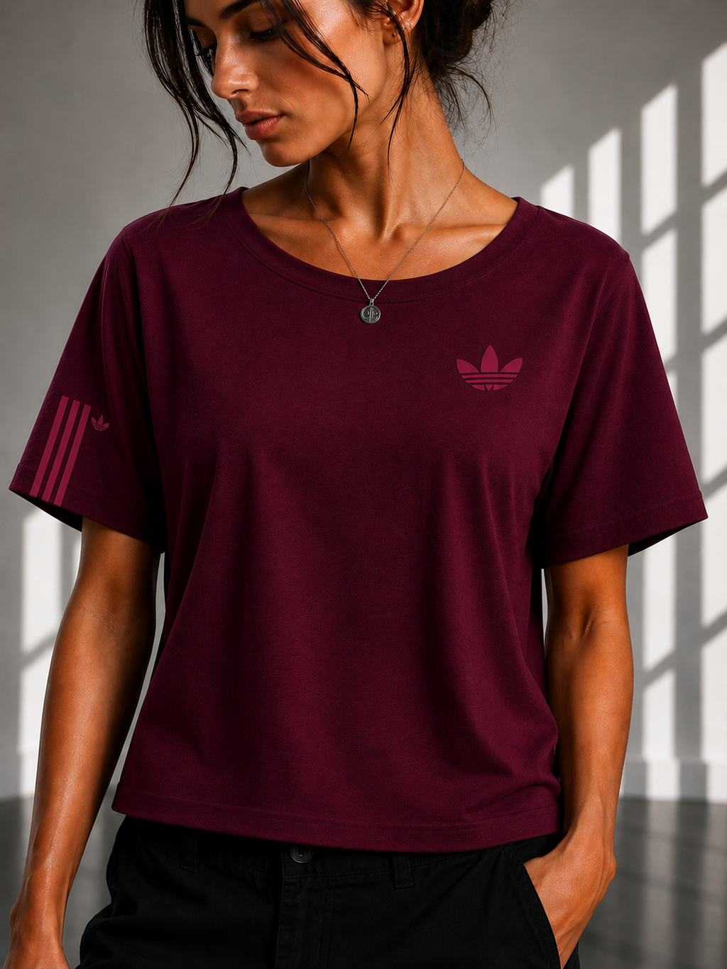 Adidas Regular printed Cropped women T-shirt