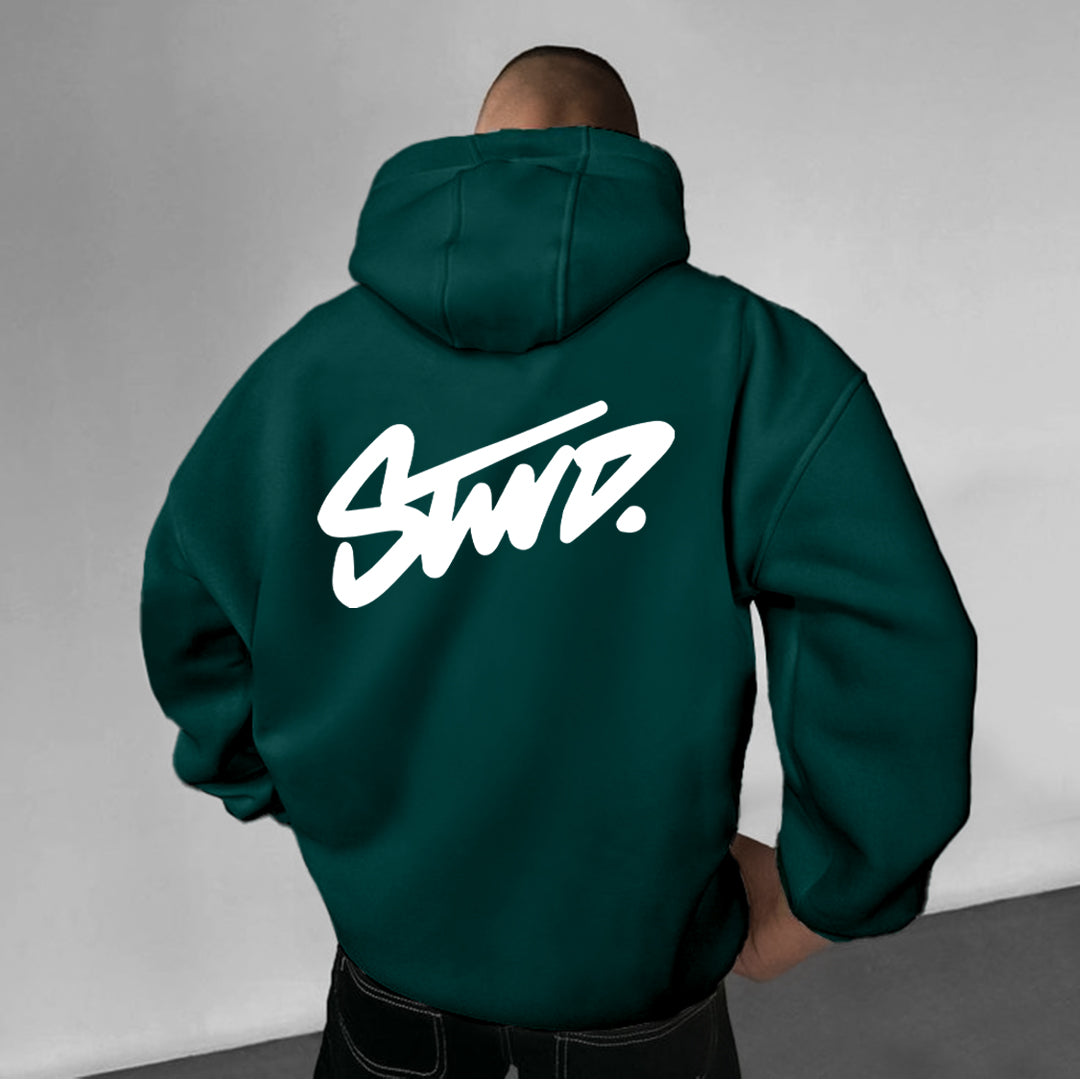 STWD Printed oversized Hoodie