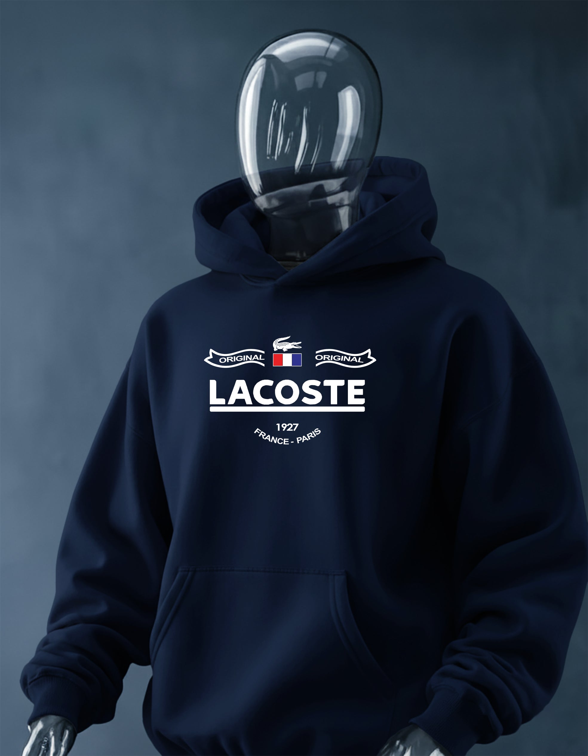 New Lacoste Printed oversized Hoodie