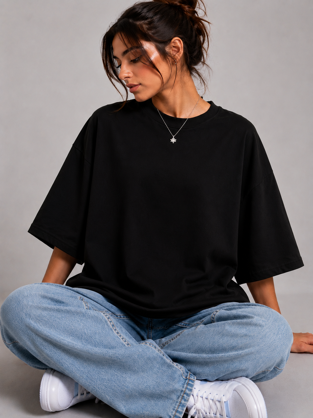 Basic Oversize T-shirt printed (Girls)