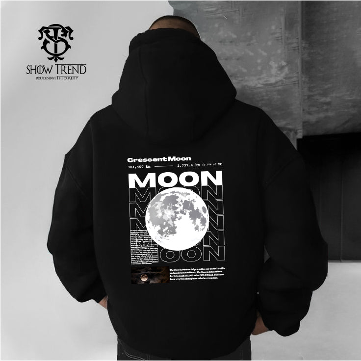Moon New Printed oversized Hoodie