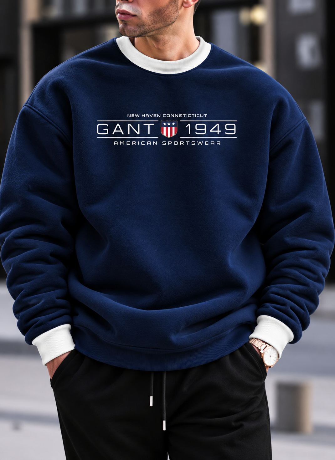 GANT 1949 Oversized Ranger Round - Sweatshirt