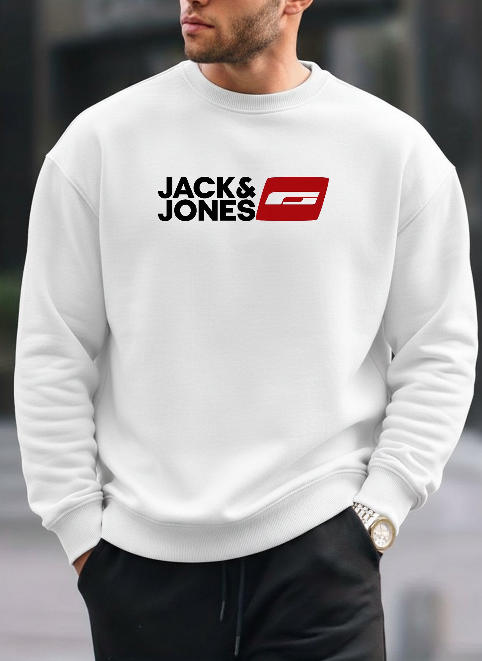 Jack & Jones oversized round sweatshirt
