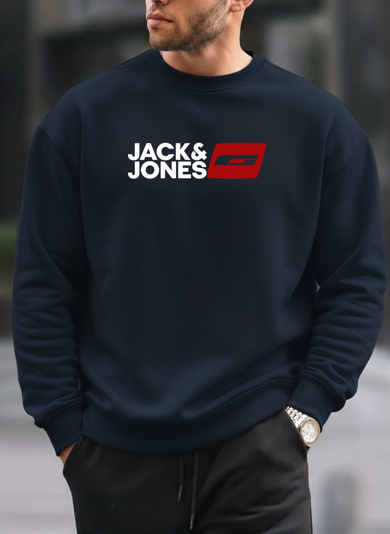Jack & Jones oversized round sweatshirt