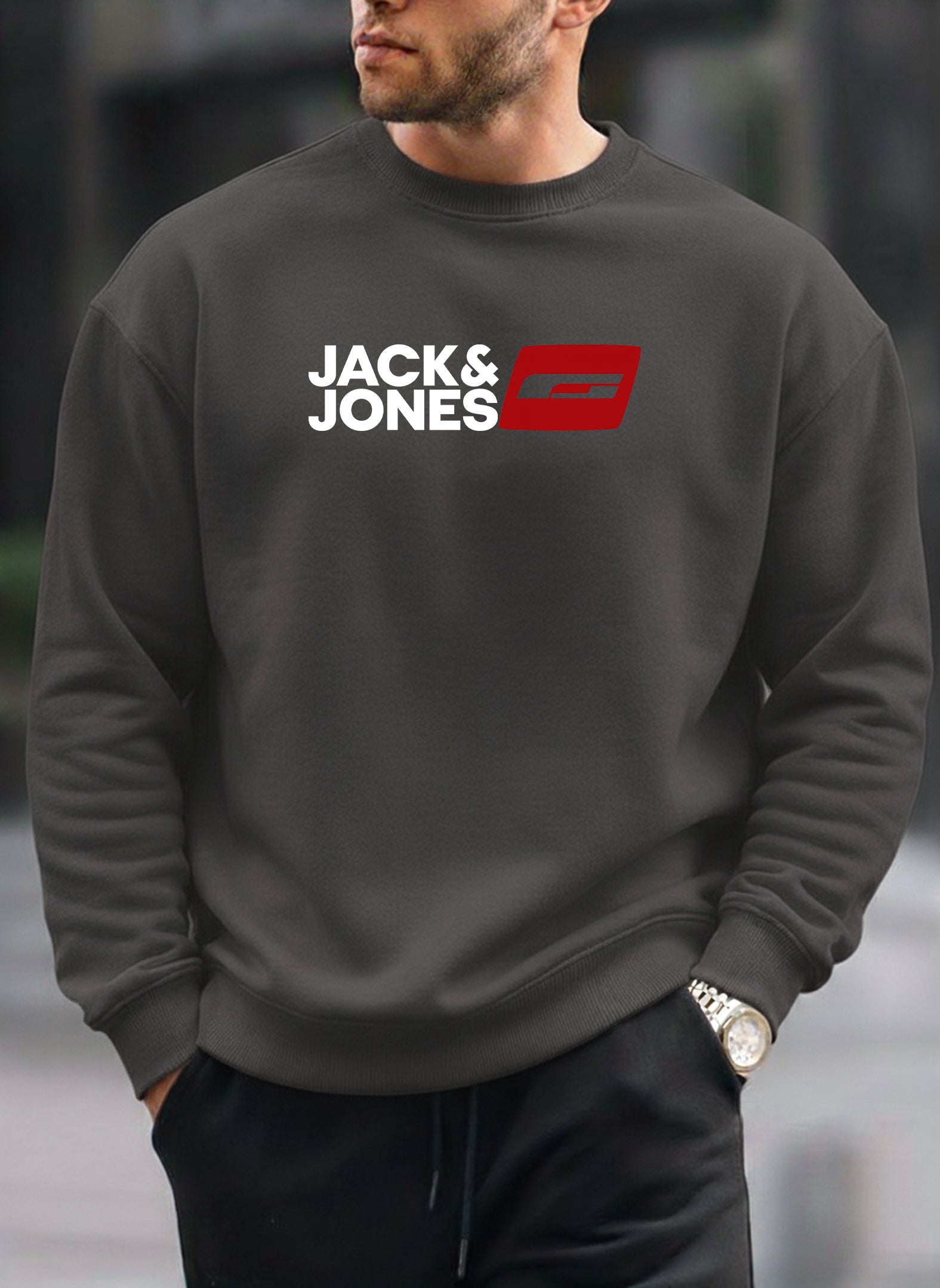 Jack & Jones oversized round sweatshirt