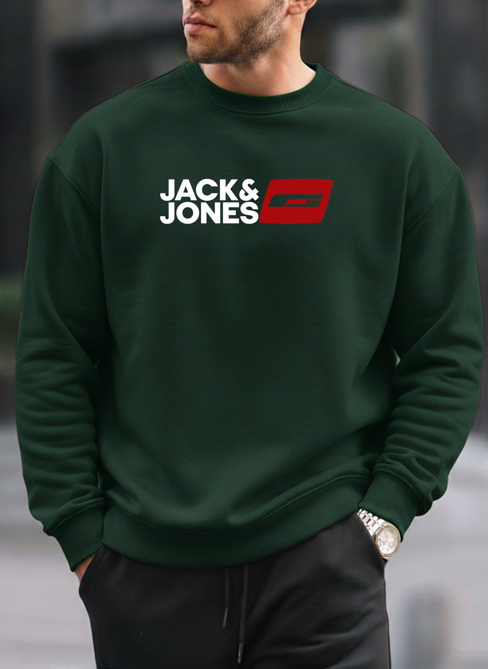Jack & Jones oversized round sweatshirt