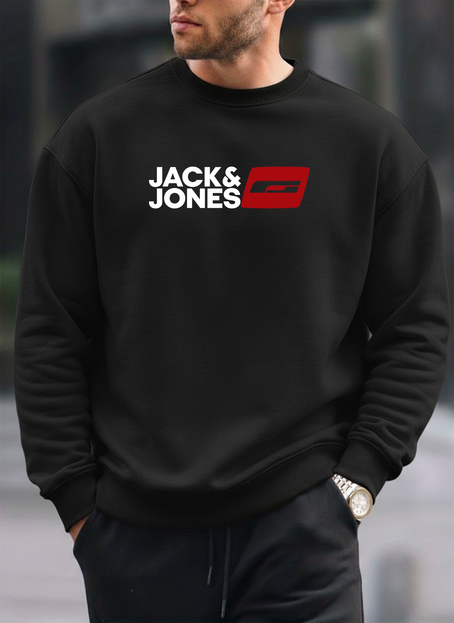 Jack & Jones oversized round sweatshirt