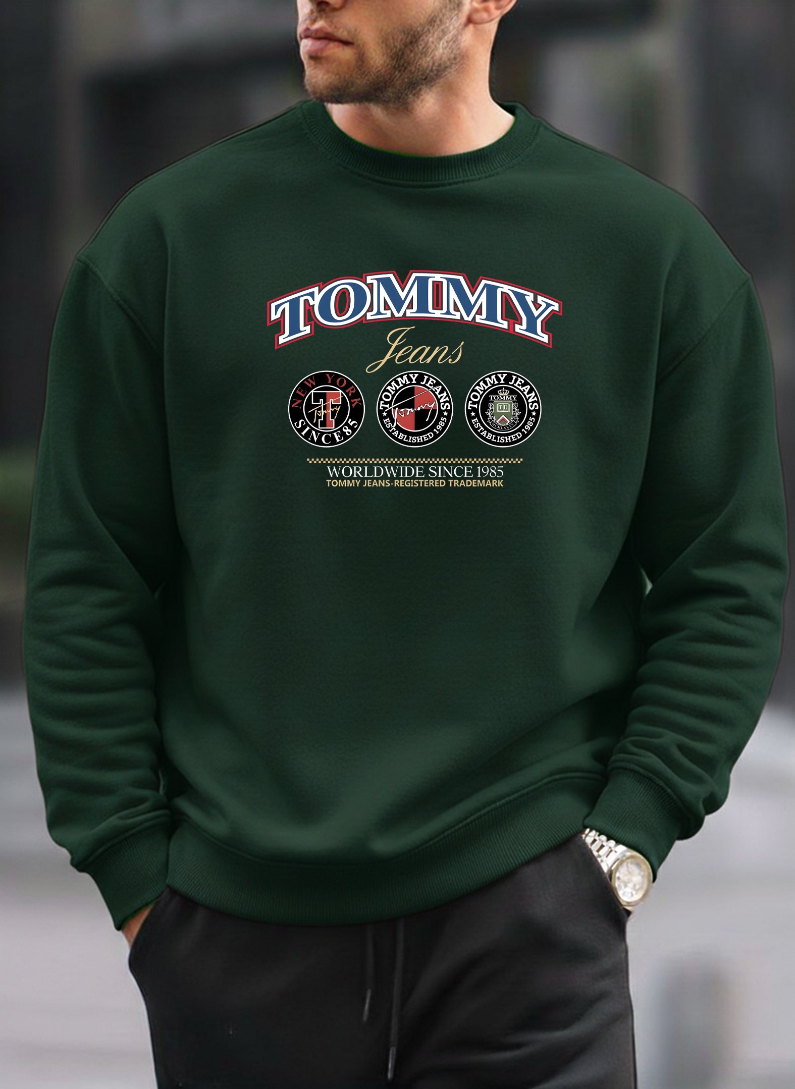 Tommy oversized round sweatshirt