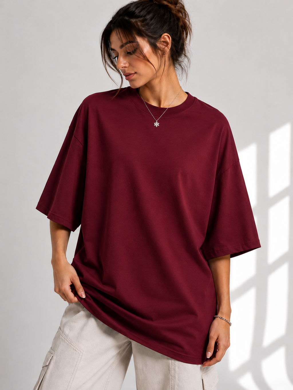 Basic Oversize T-shirt printed (Girls)