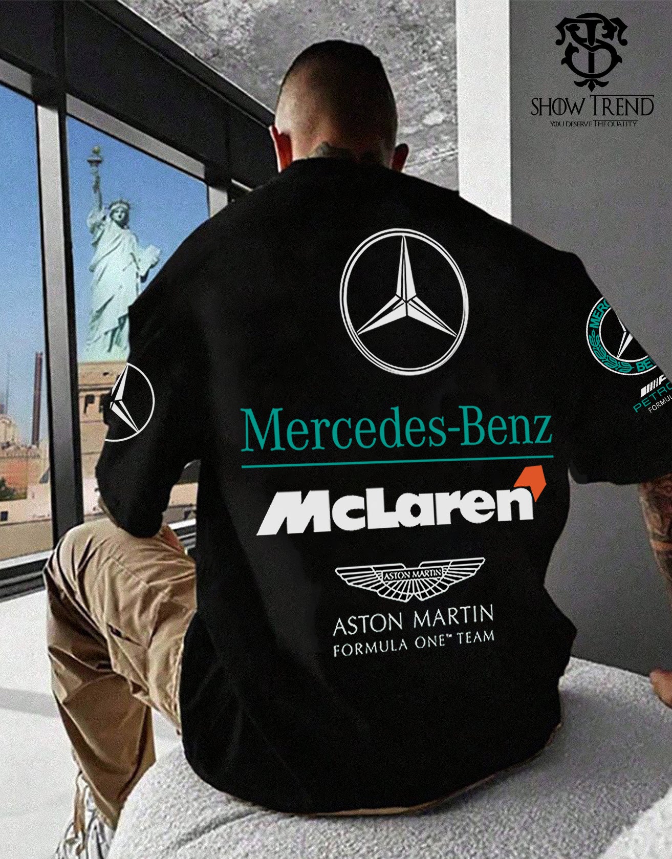 Black Mercedes-Benz Oversize T-shirt