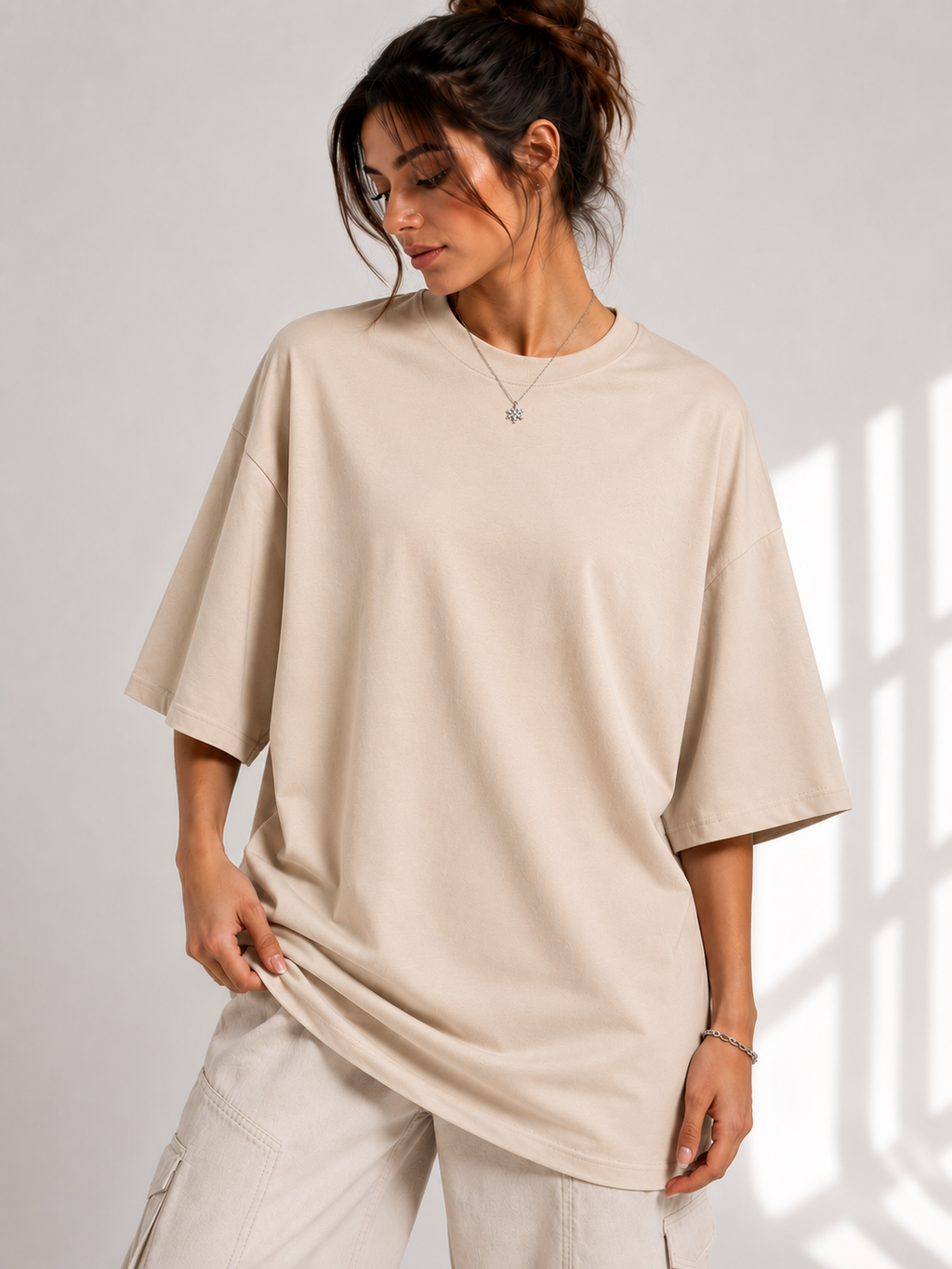 Basic Oversize T-shirt printed (Girls)
