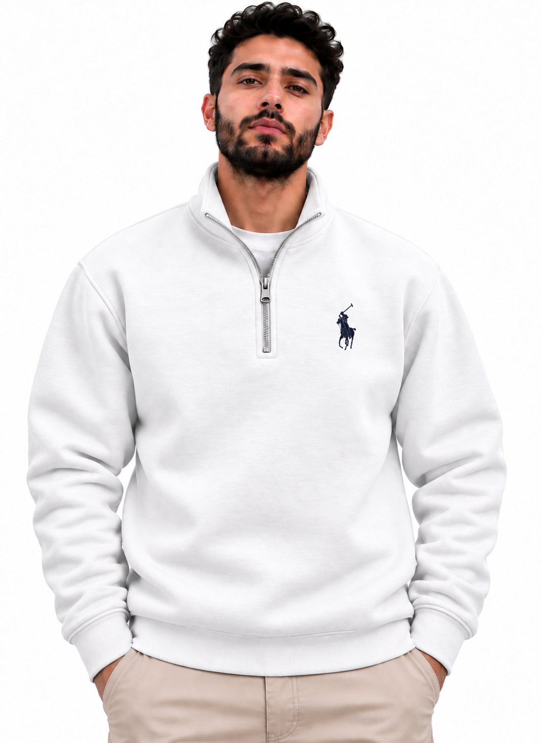 Winter Polo - Quarter zipper Sweatshirt