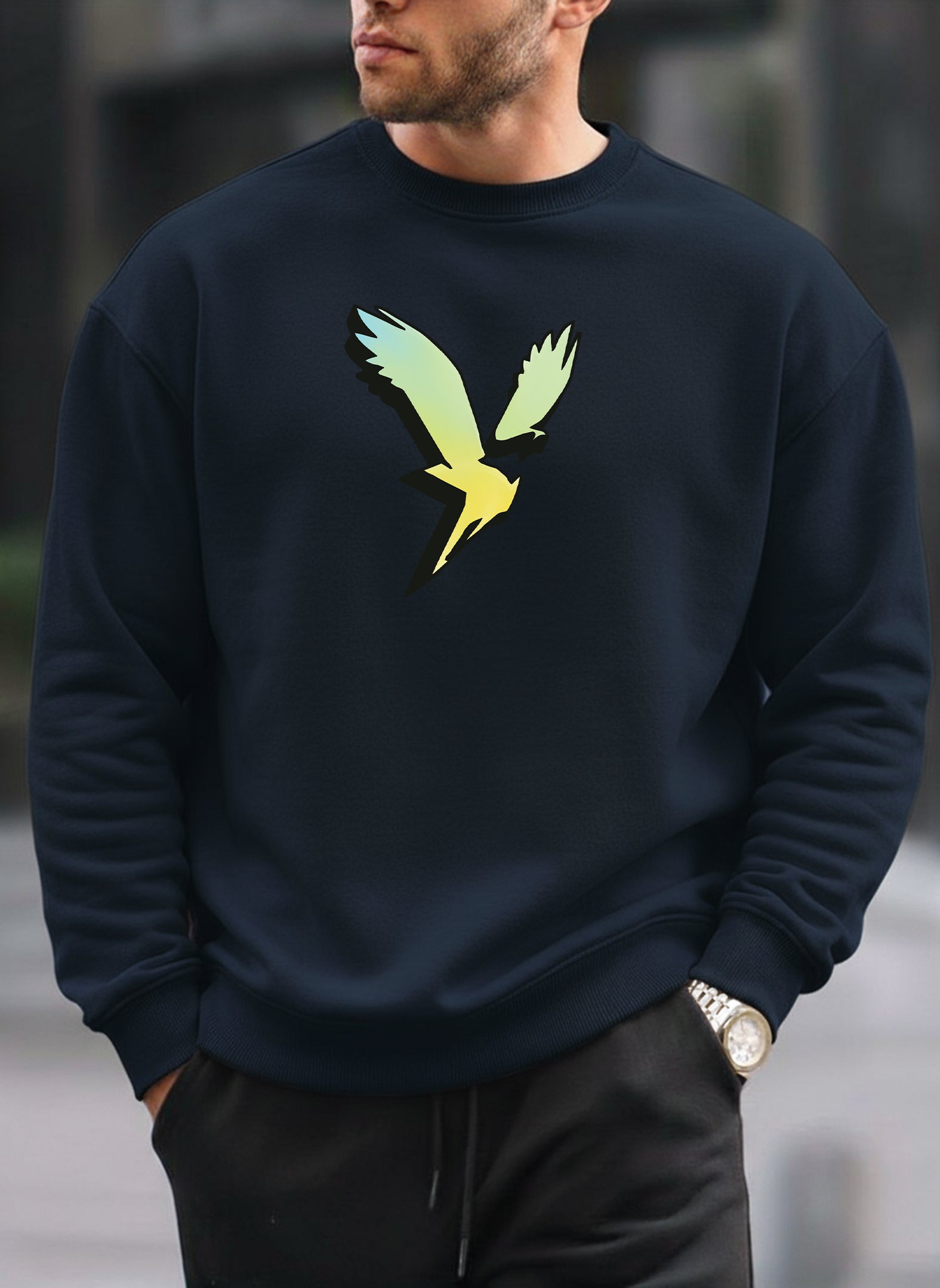 American Eagle oversized round sweatshirt