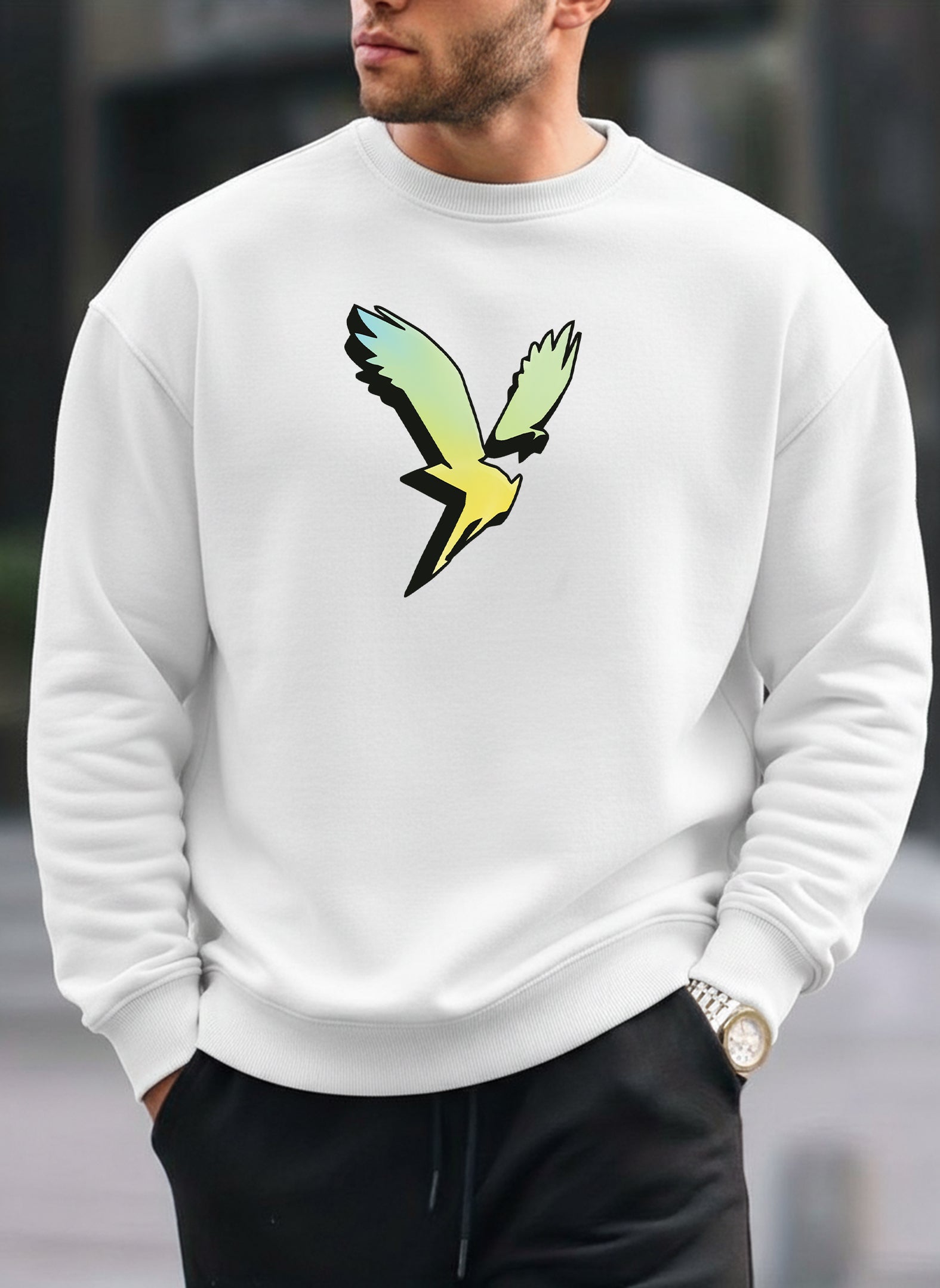 American Eagle oversized round sweatshirt