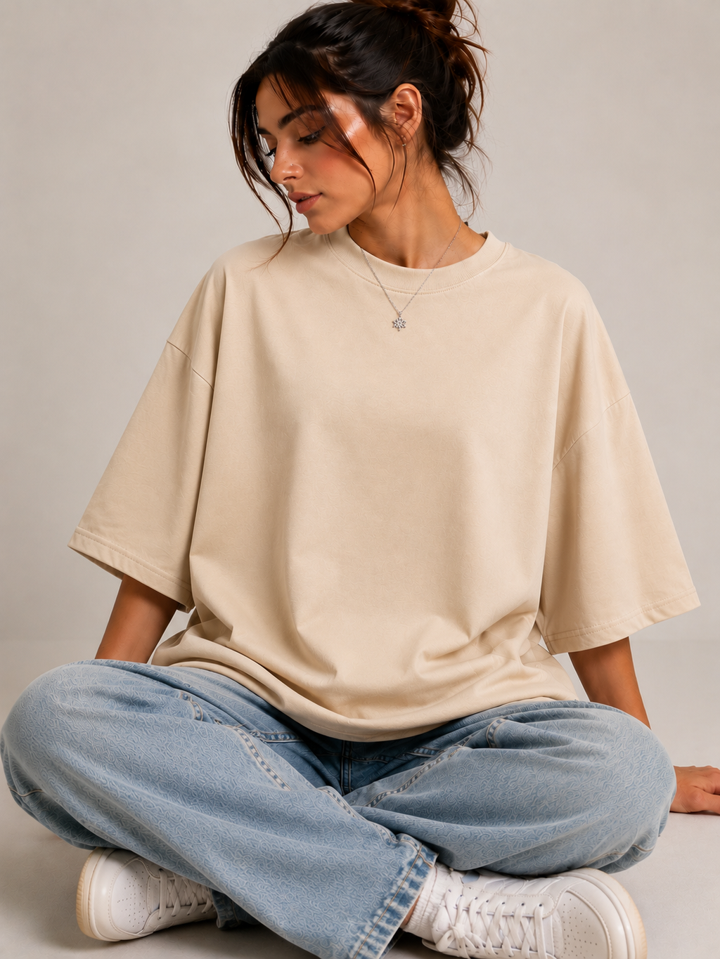 Basic Oversize T-shirt printed (Girls)