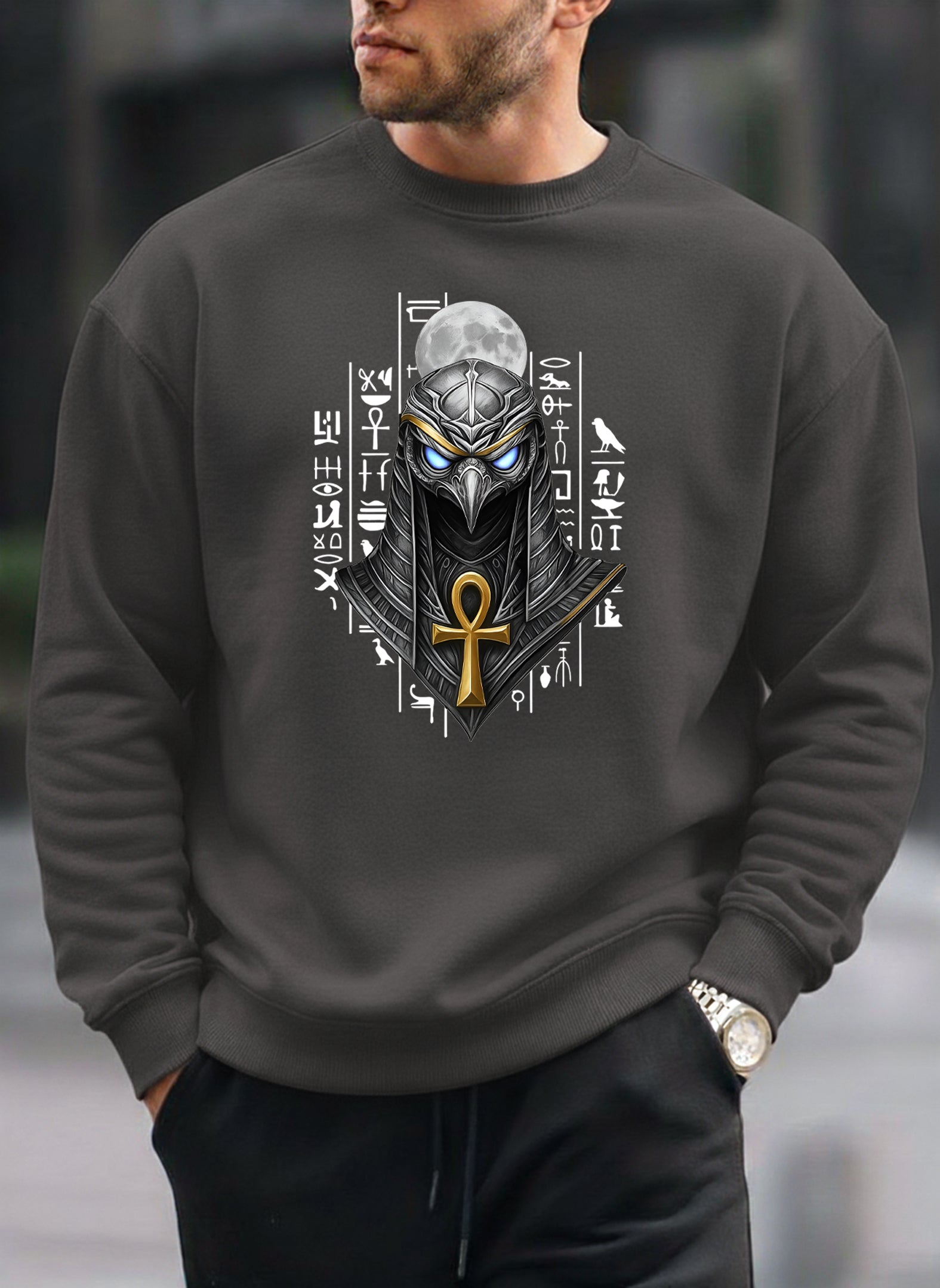 Ancient Soul oversized round sweatshirt