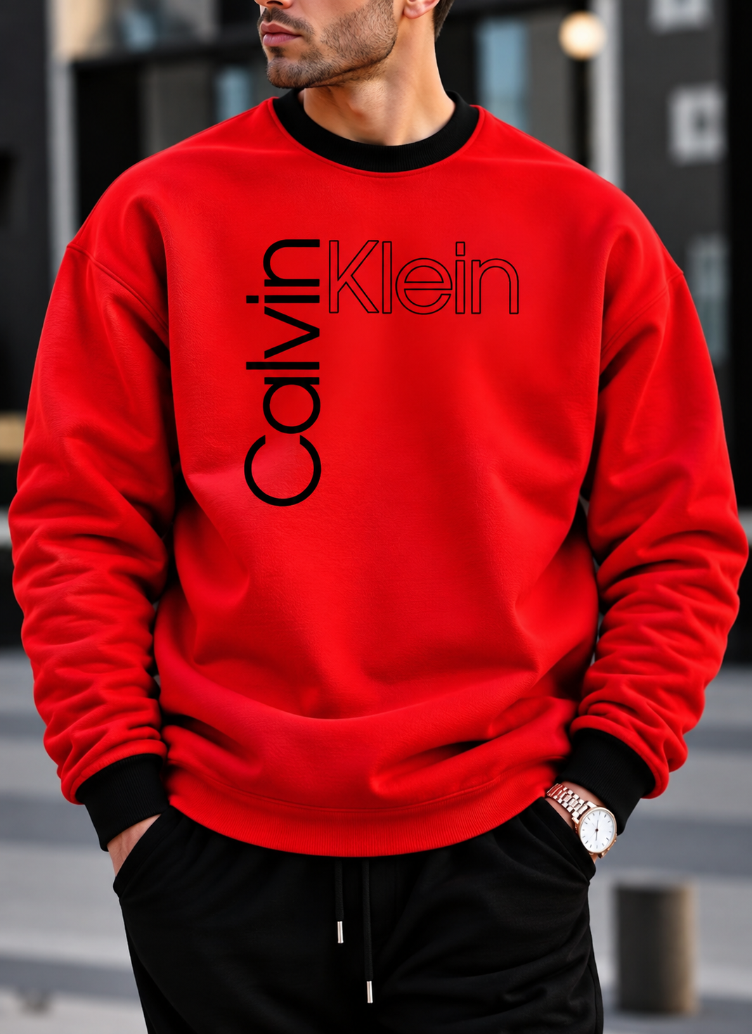 Oversized Calvin Klien Ranger Round Sweatshirt