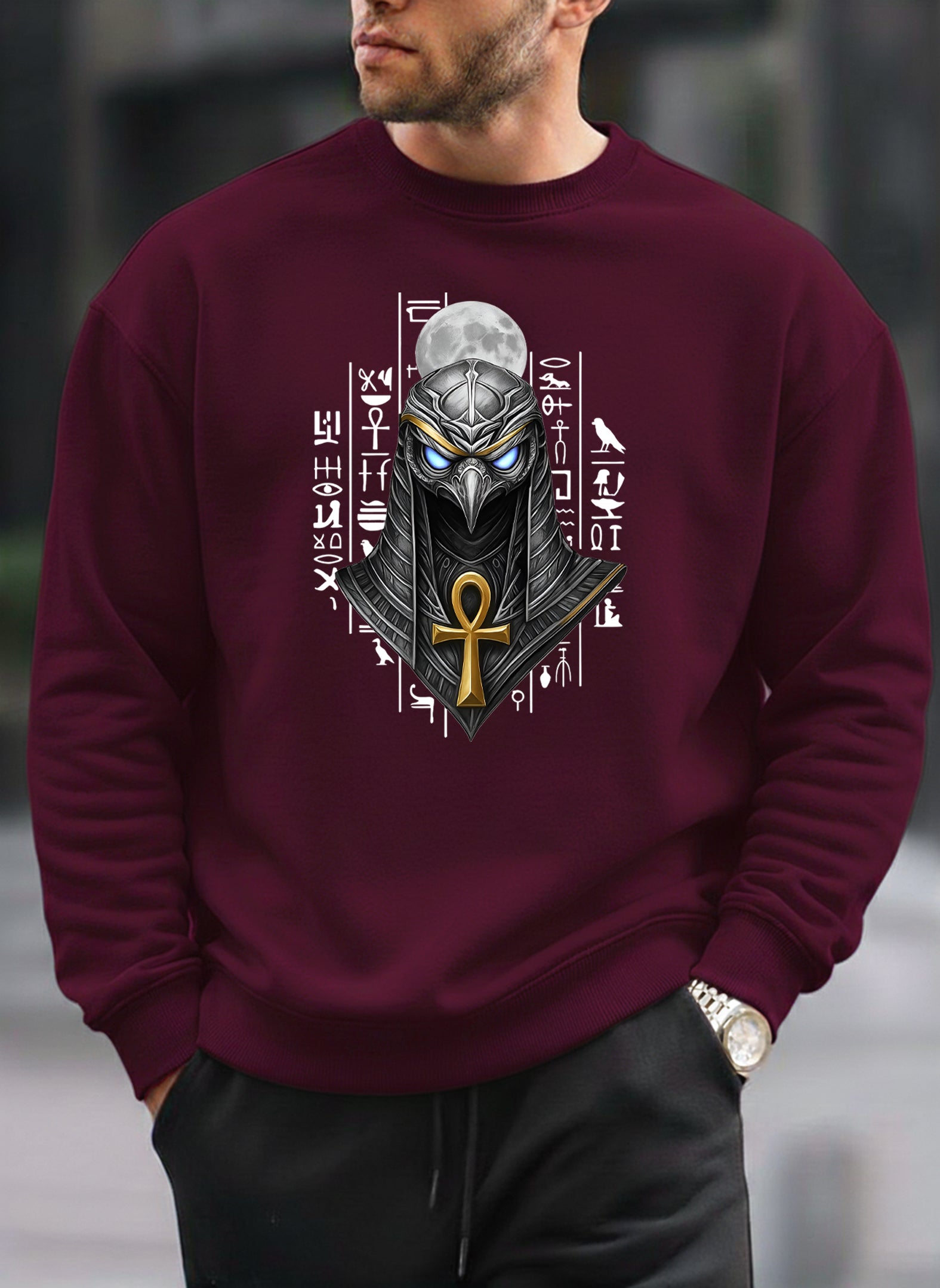 Ancient Soul oversized round sweatshirt