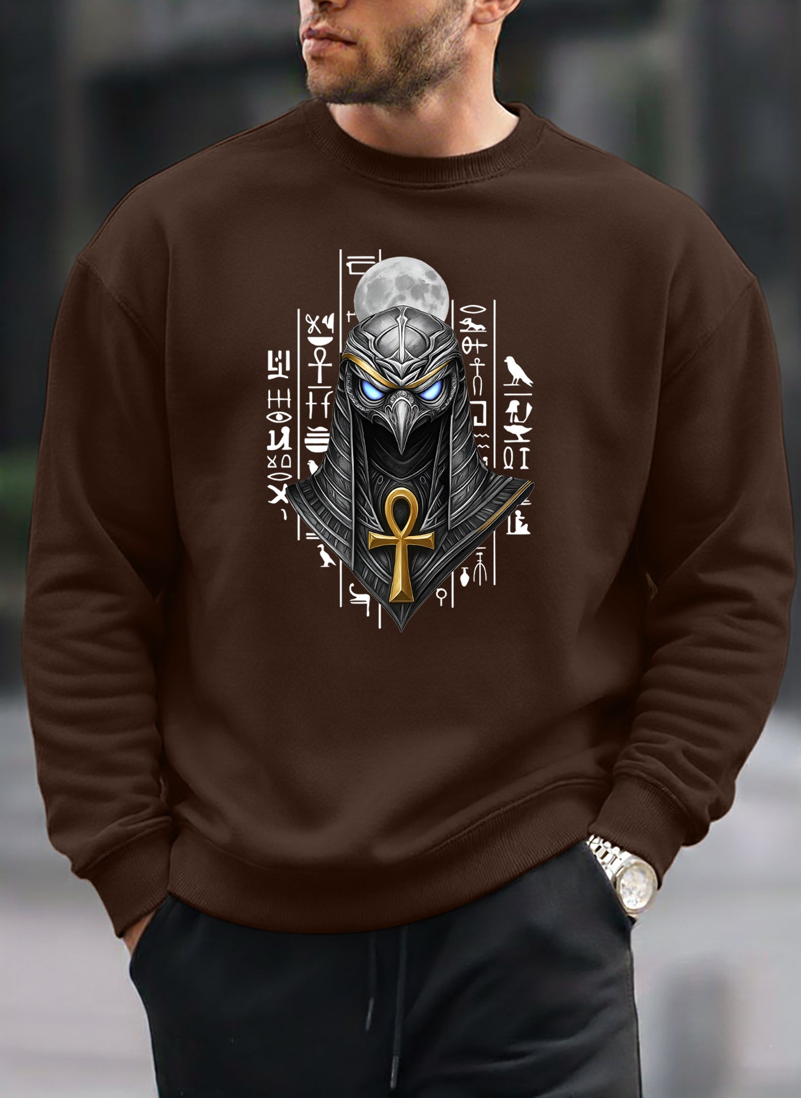 Ancient Soul oversized round sweatshirt