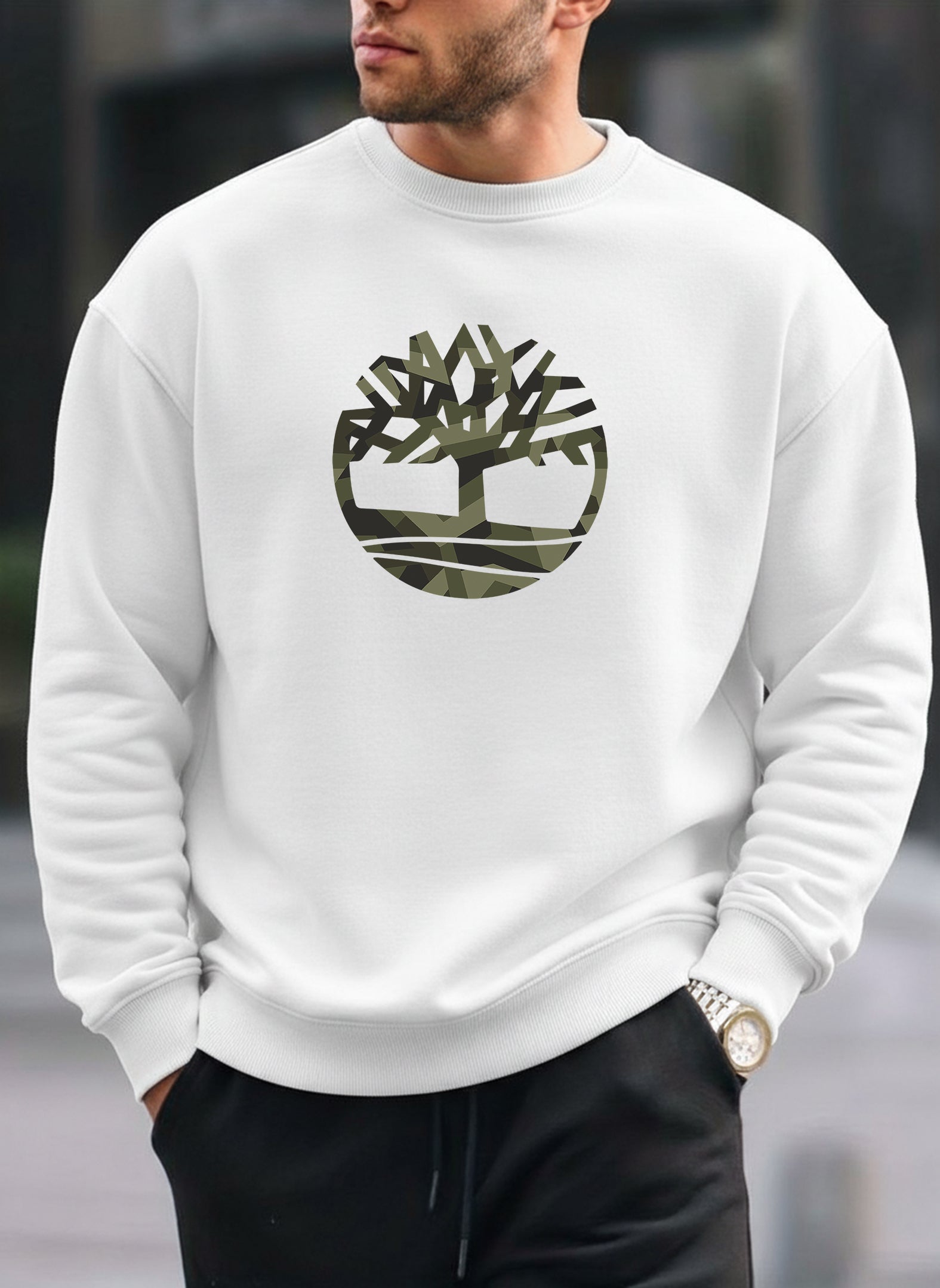 New Timberland oversized round sweatshirt