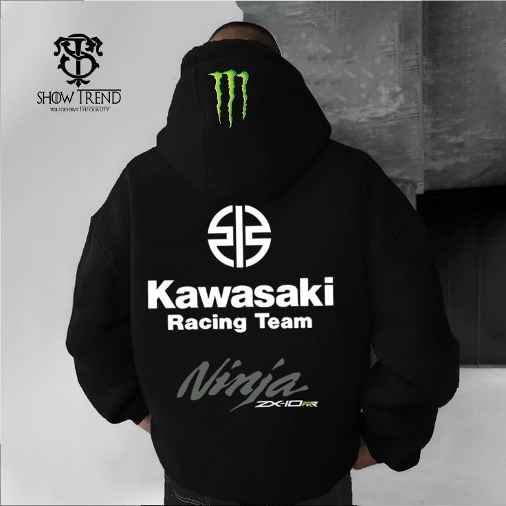 Ninja Printed oversized Hoodie