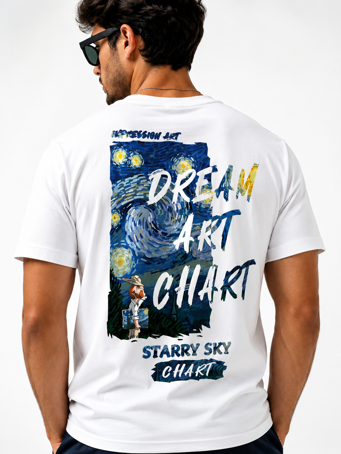 New Dream Art Chart Regular printed T-shirt