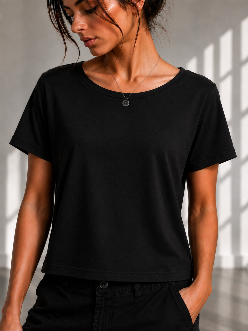 Basic Cropped women T-shirt