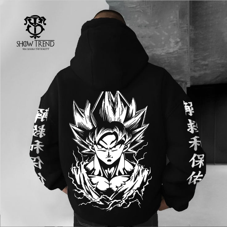 Dragon Ball Printed oversized Hoodie