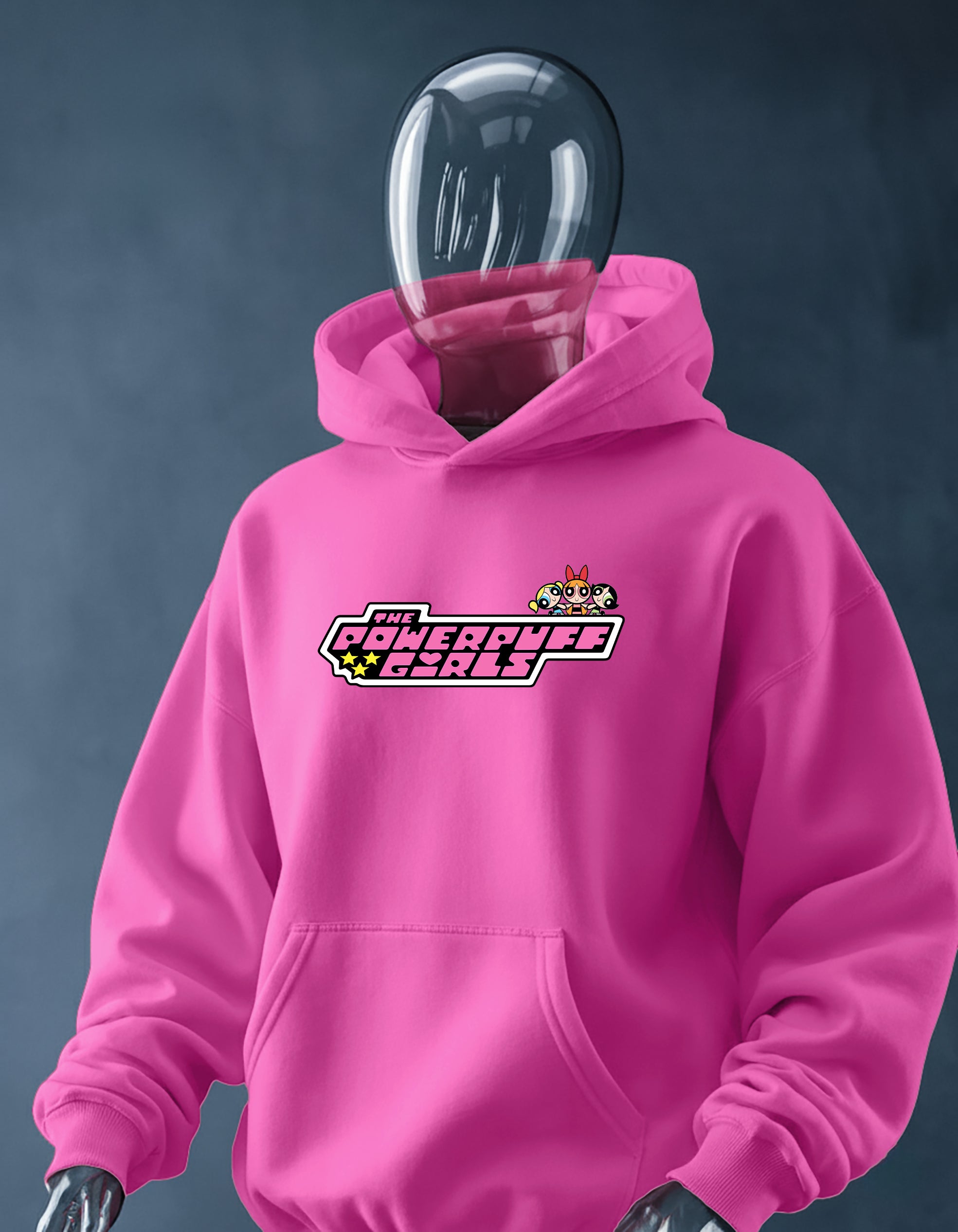 PowerPuff Girls Printed oversized Hoodie