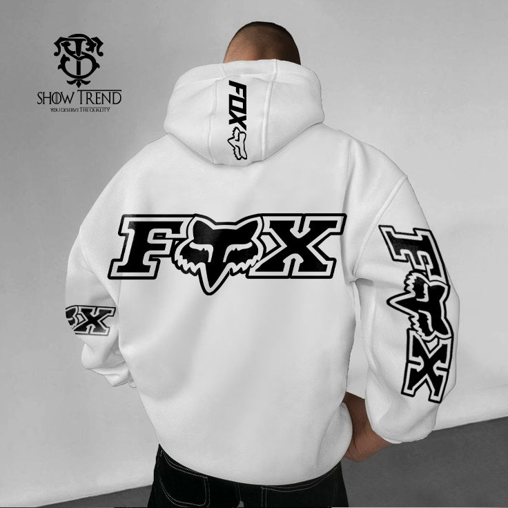 FOX Printed oversized Hoodie