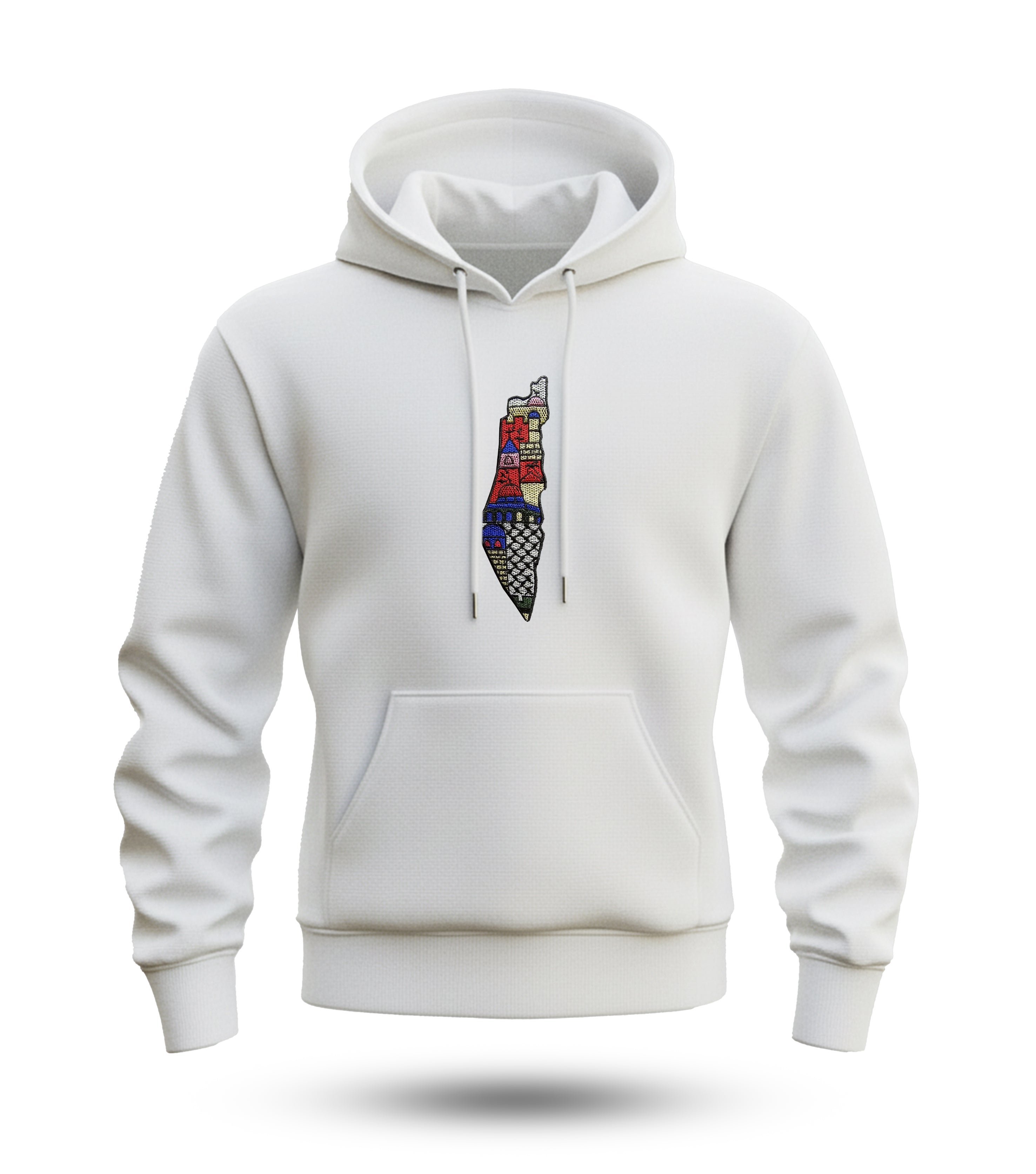 Palestine New Embroidered Regular Hoodie