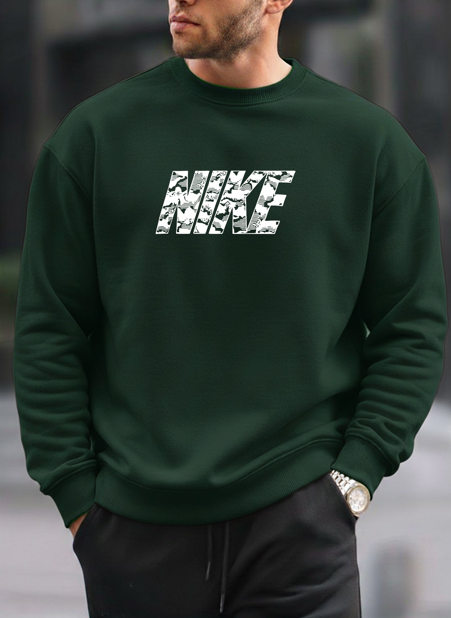 New Nike oversized round sweatshirt