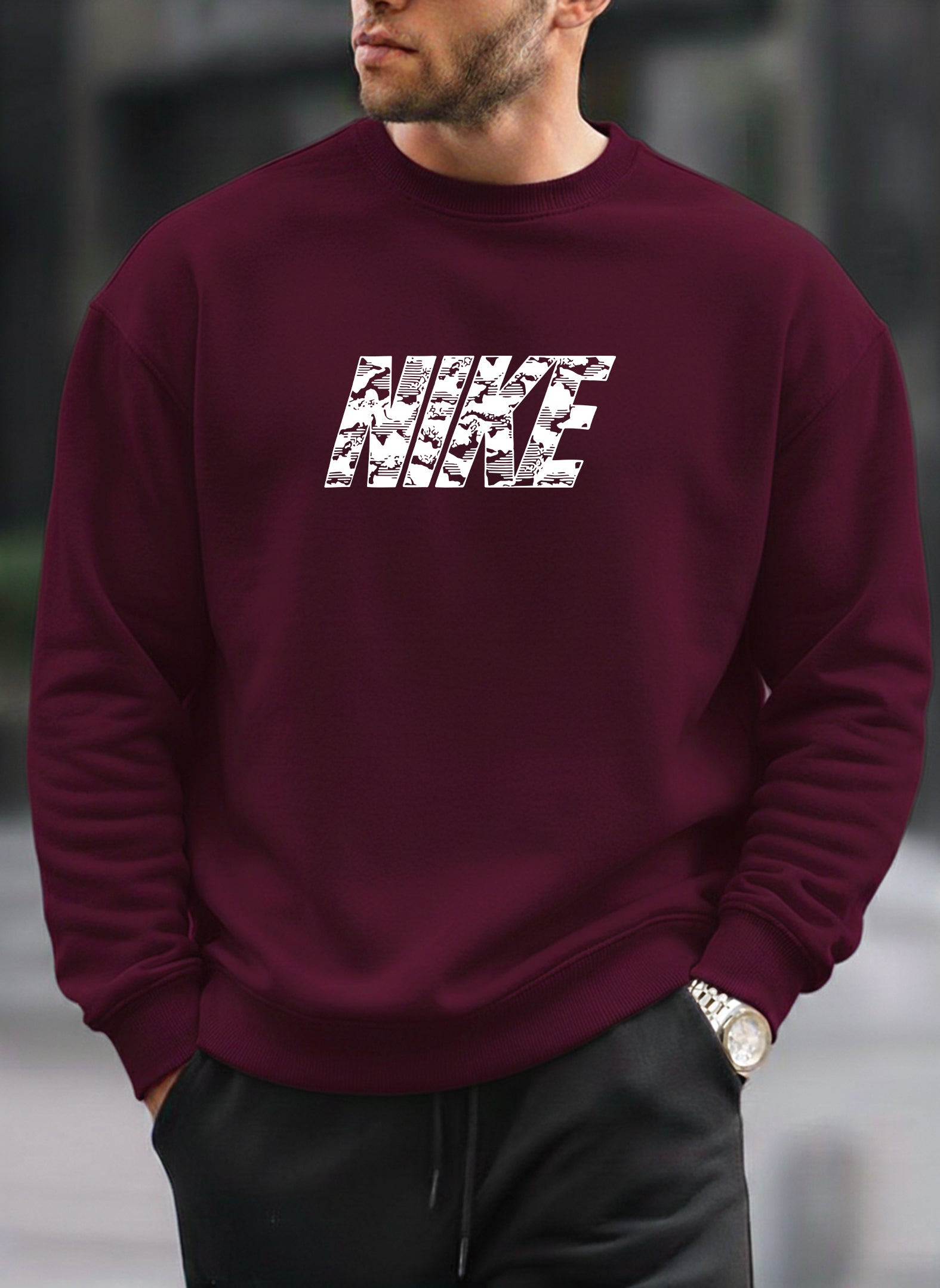 New Nike oversized round sweatshirt