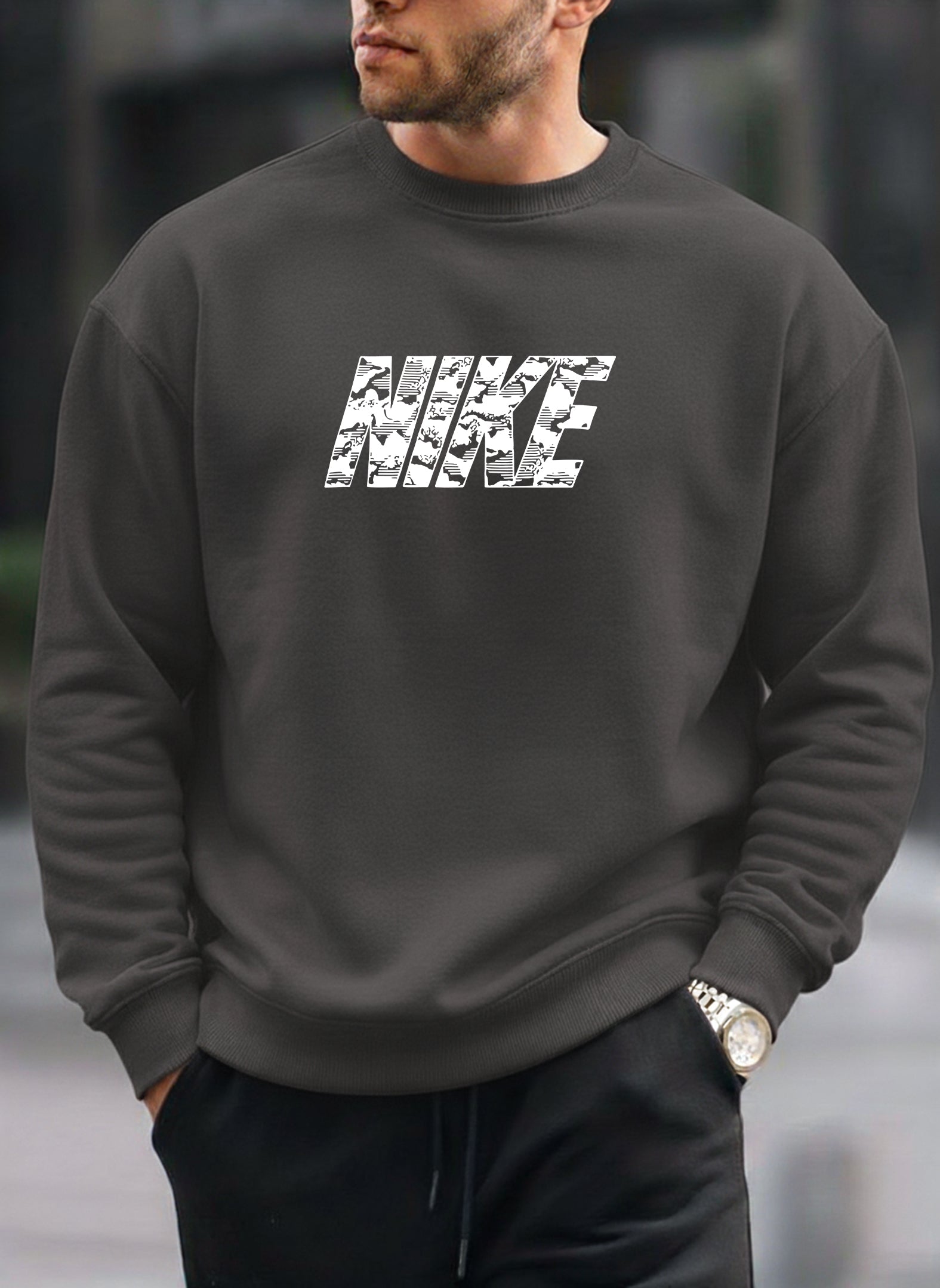 New Nike oversized round sweatshirt
