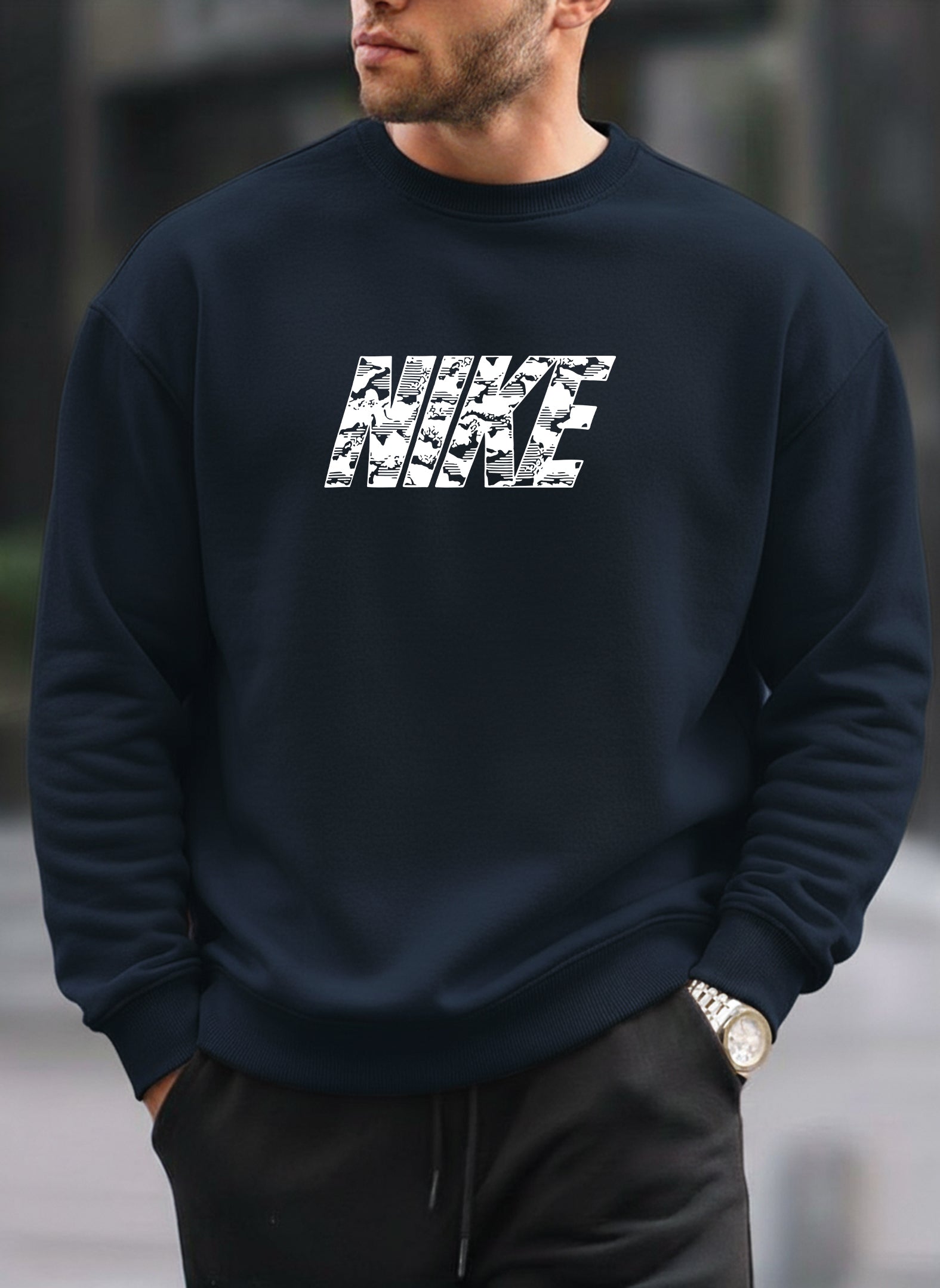 New Nike oversized round sweatshirt