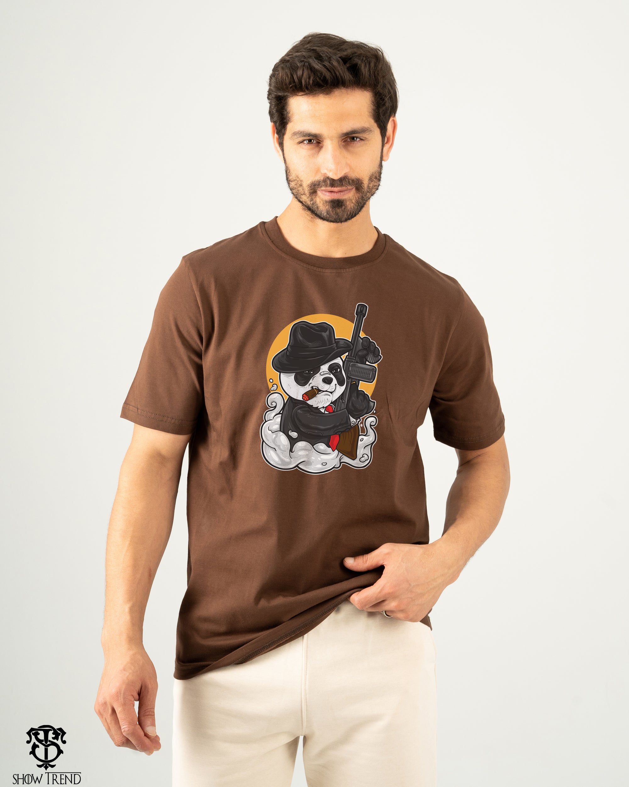Gangster Panda Regular T-shrit