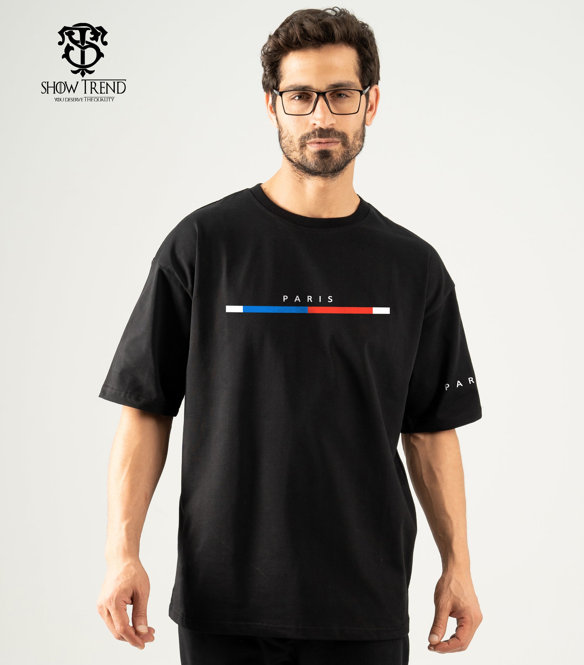 Paris Over size bolivar printed